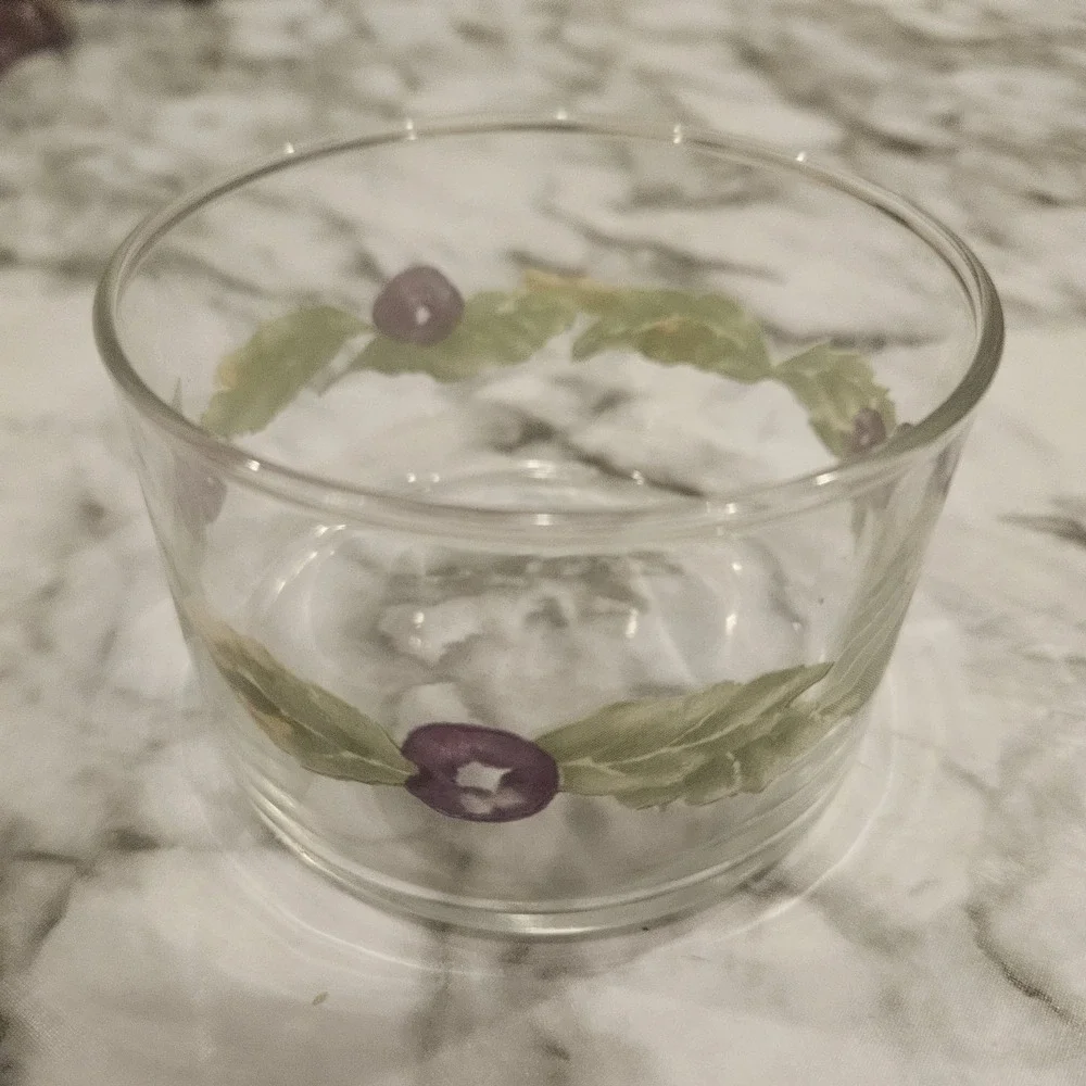 Unmarked vintage clear