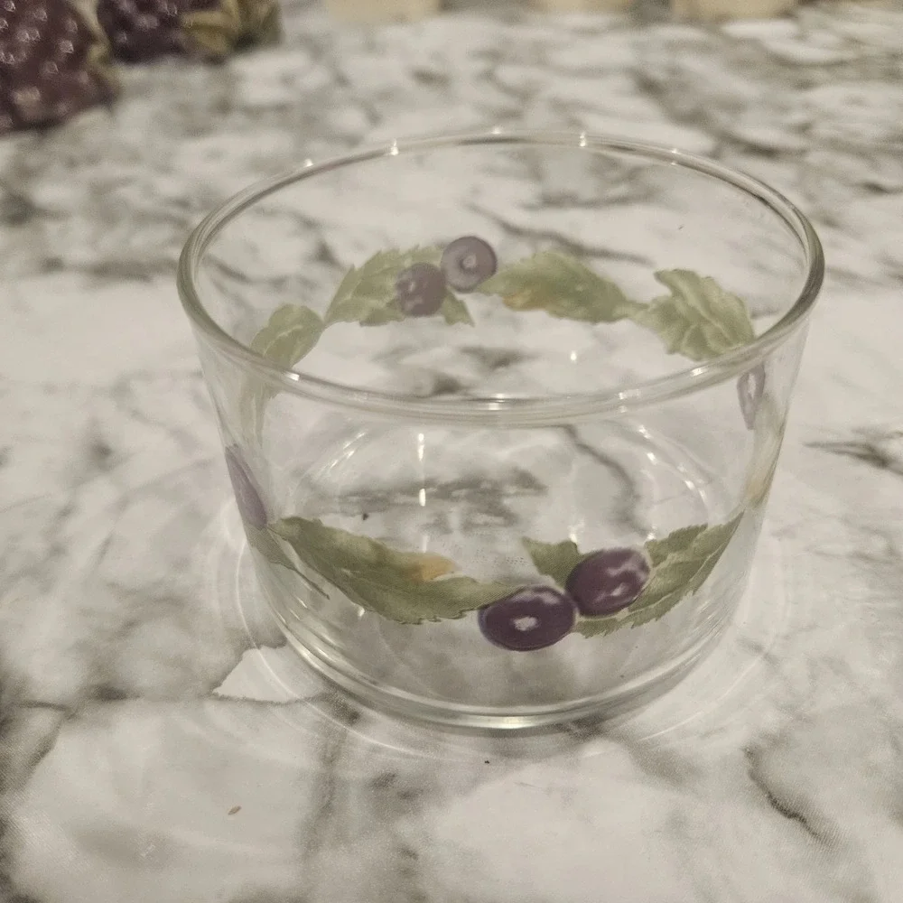 Unmarked vintage clear