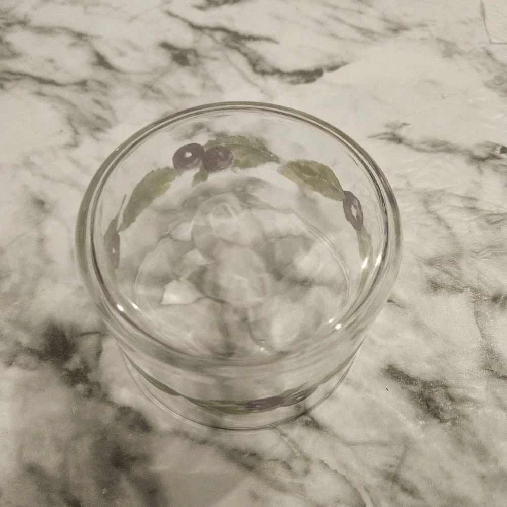 Unmarked vintage clear