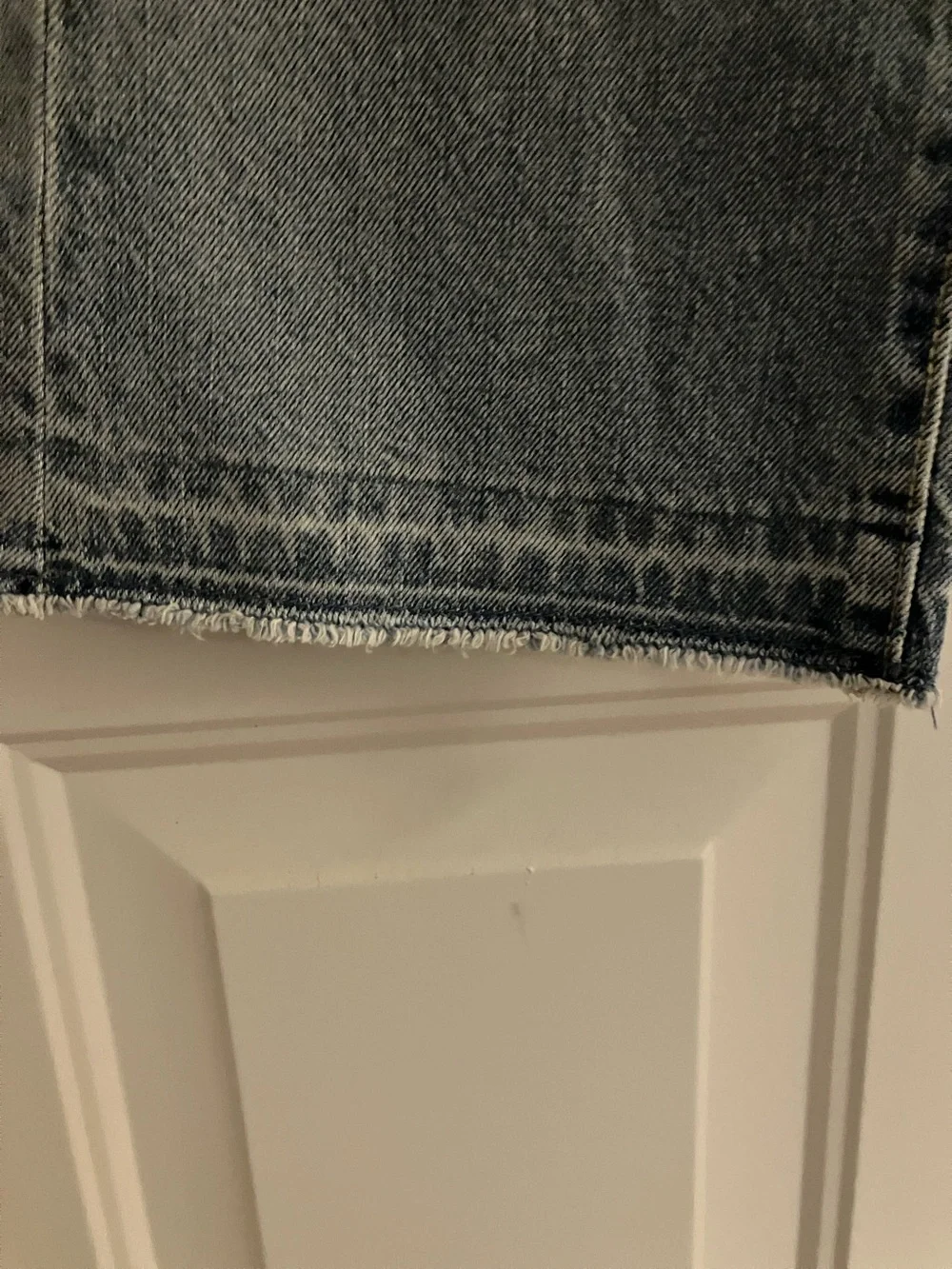 Old Navy Light Wash Ripped Baggy Wide Leg Jeans