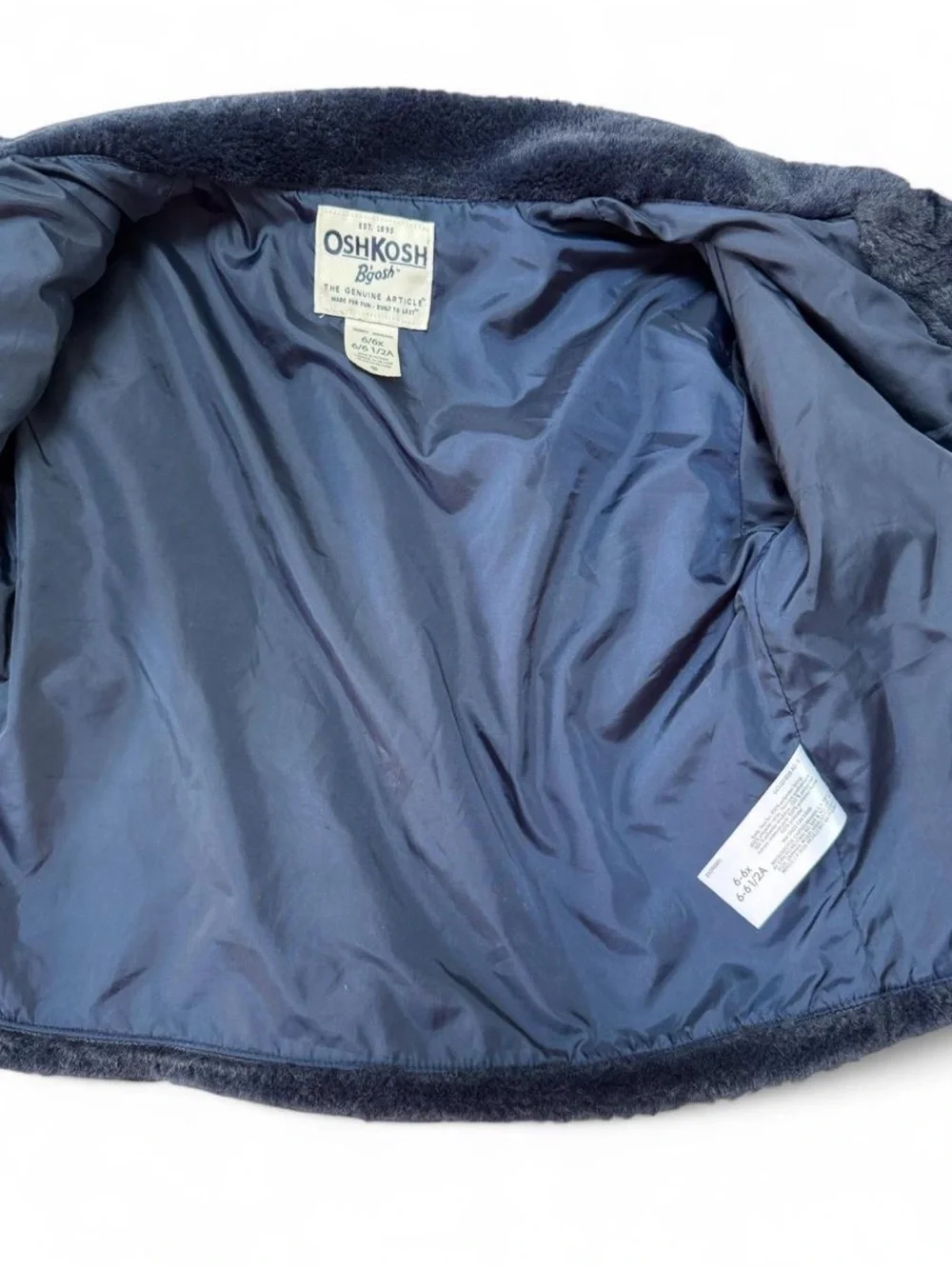 OshKosh Bgosh closure faux