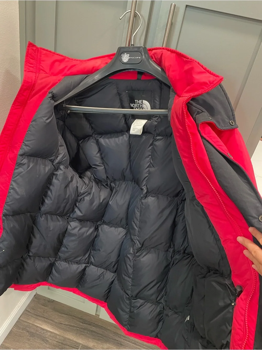 The North Face collar bit