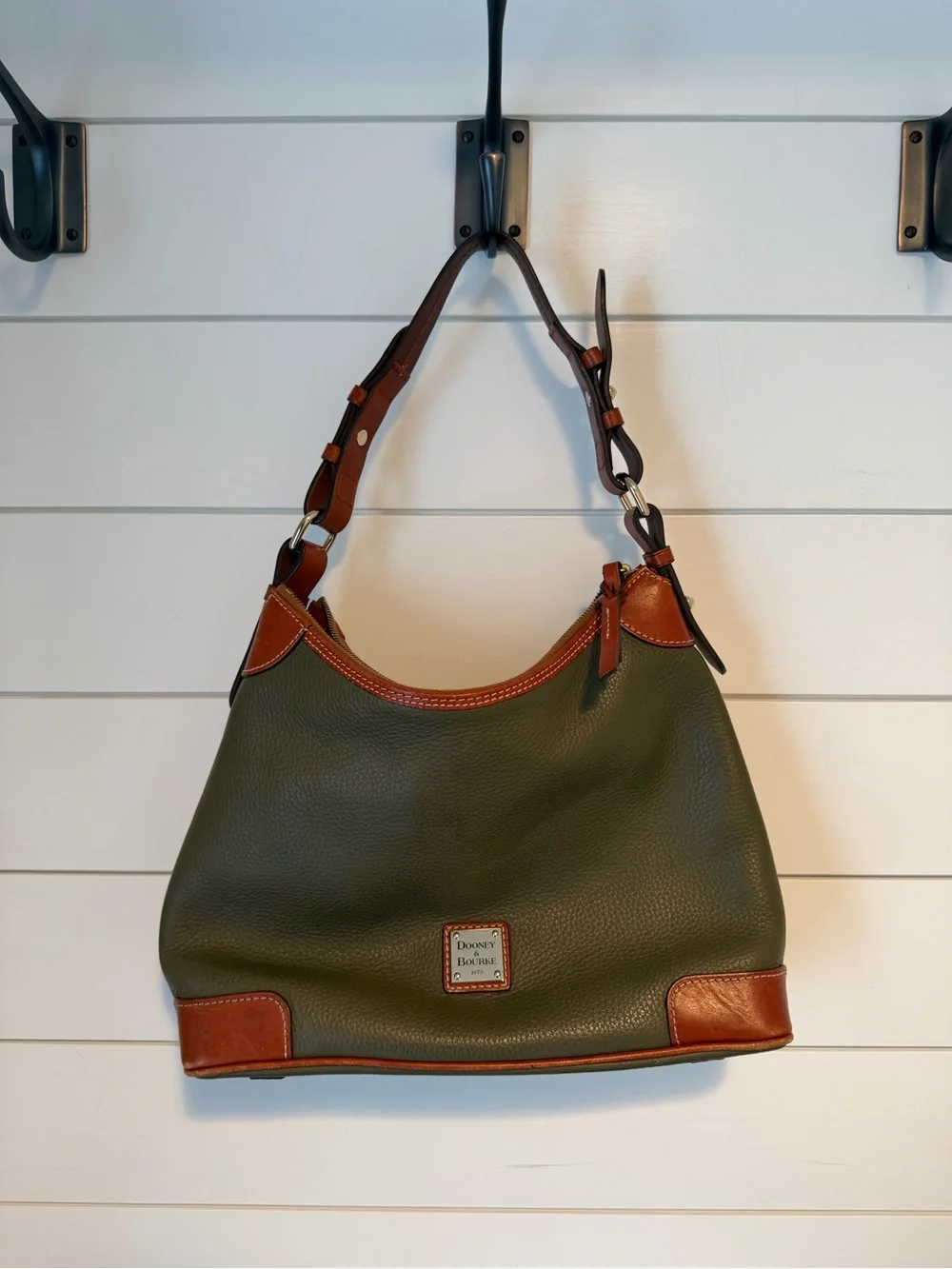 Dooney & Bourke Shoulder Hobo Bag Olive Green