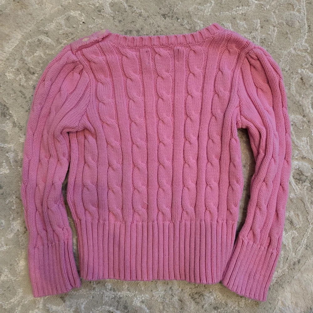 Ralph Lauren pink cable