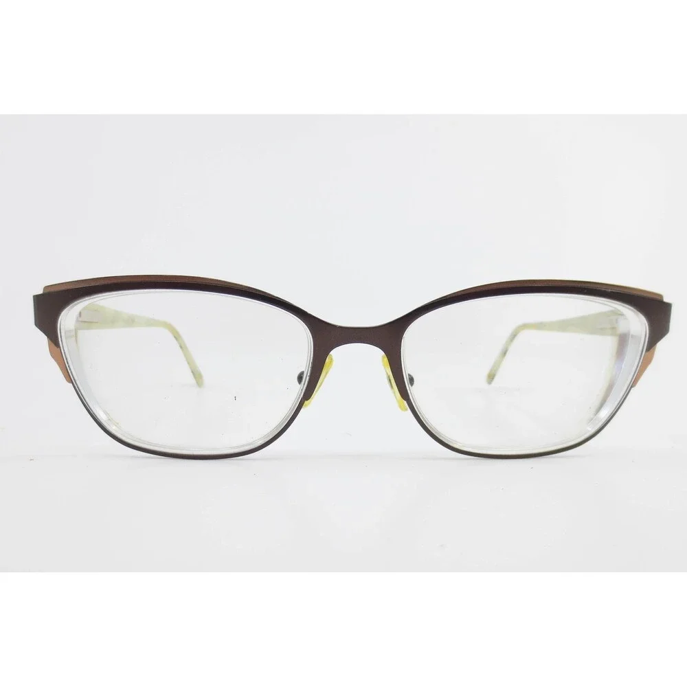 Marchon Galerie Uptown 234 Brown Tortoiseshell Cat Eye Eyeglasses 52-16-135