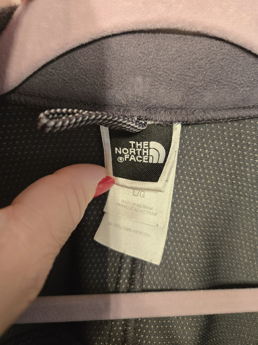 The North Face Men's Olive Green Fleece Windwall Jacket Size L