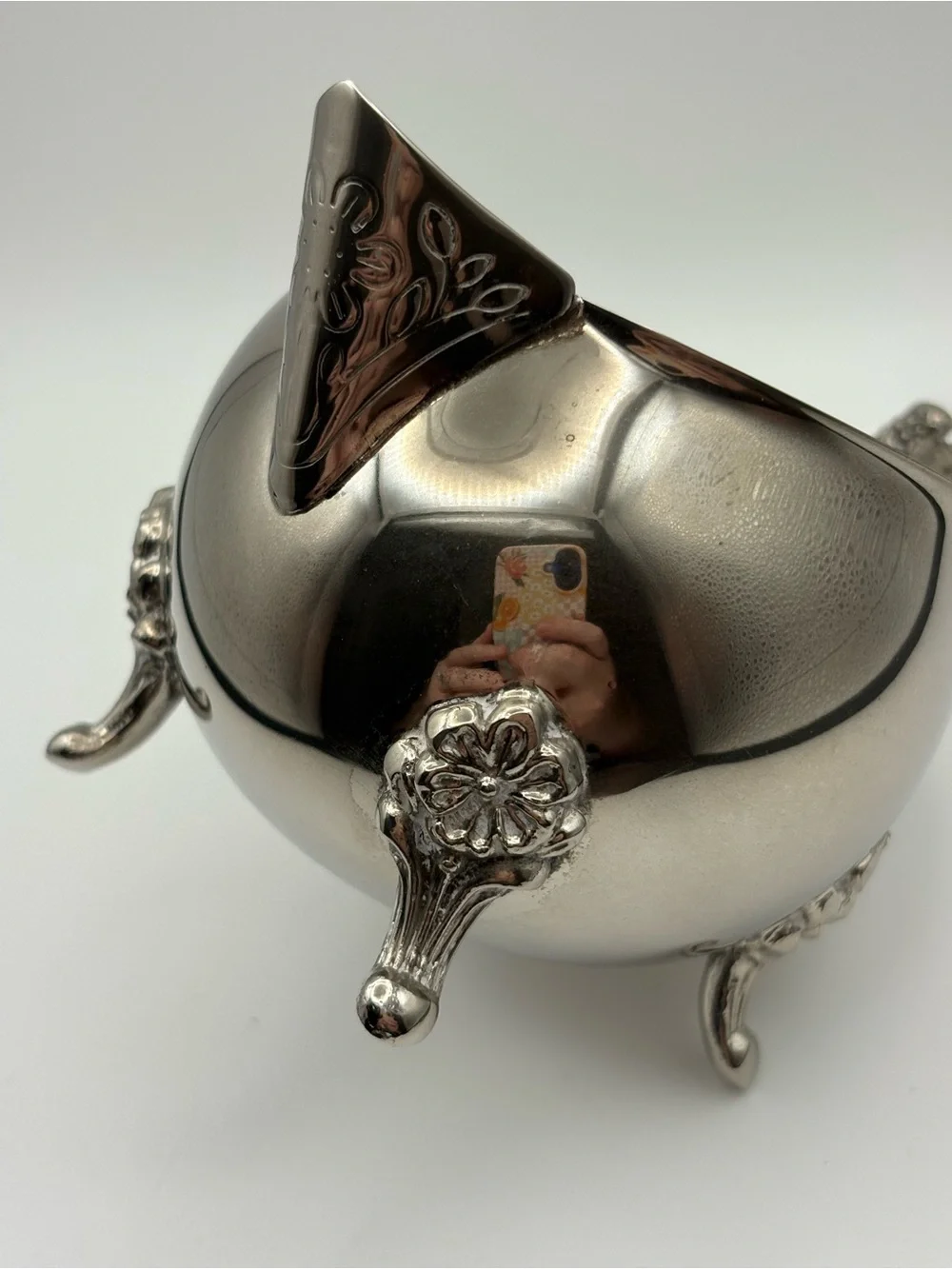 Leonard polished silver