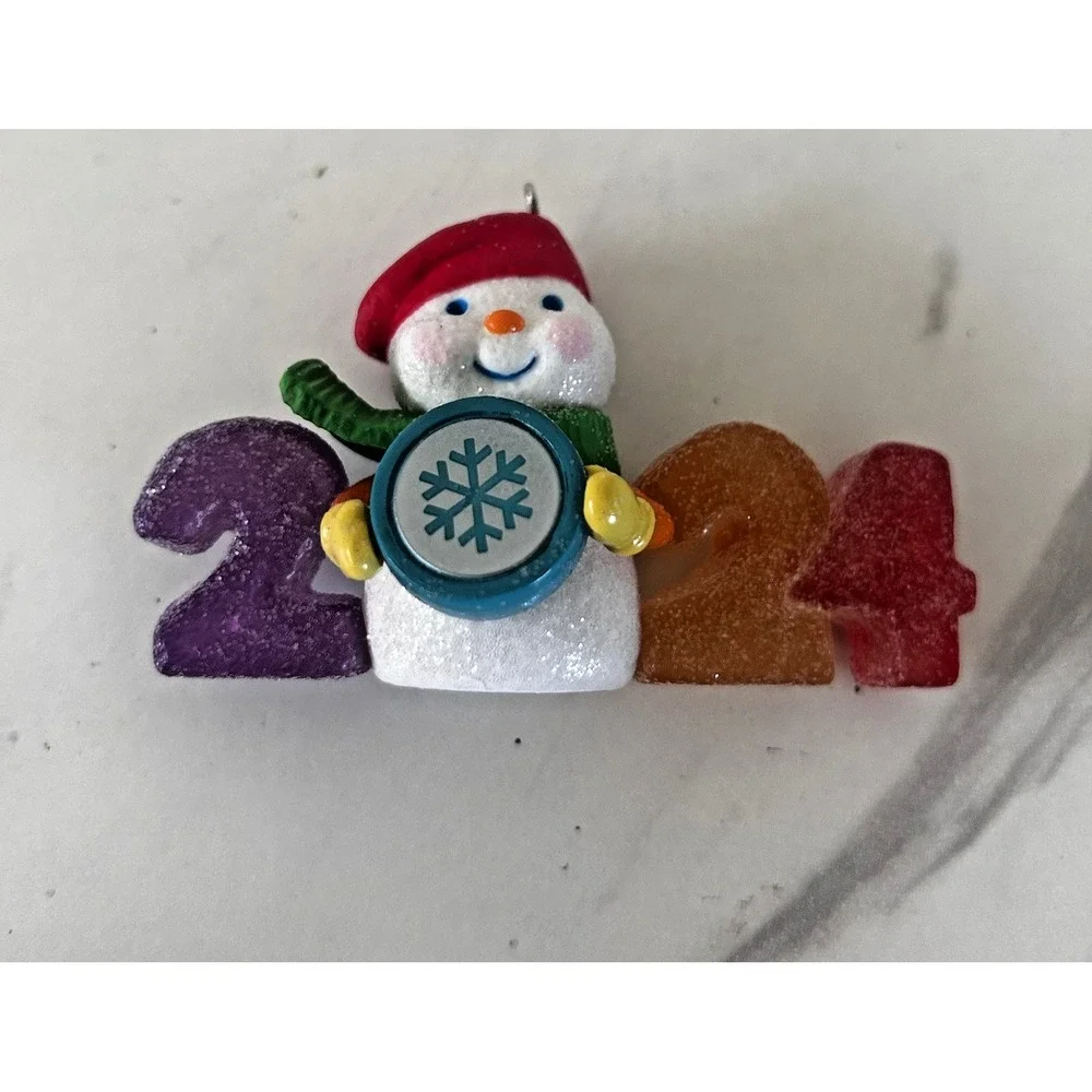 Hallmark Keepsake 2024 Sweet‎ Decade Christmas Ornament 5th in Series BP&VX&AA