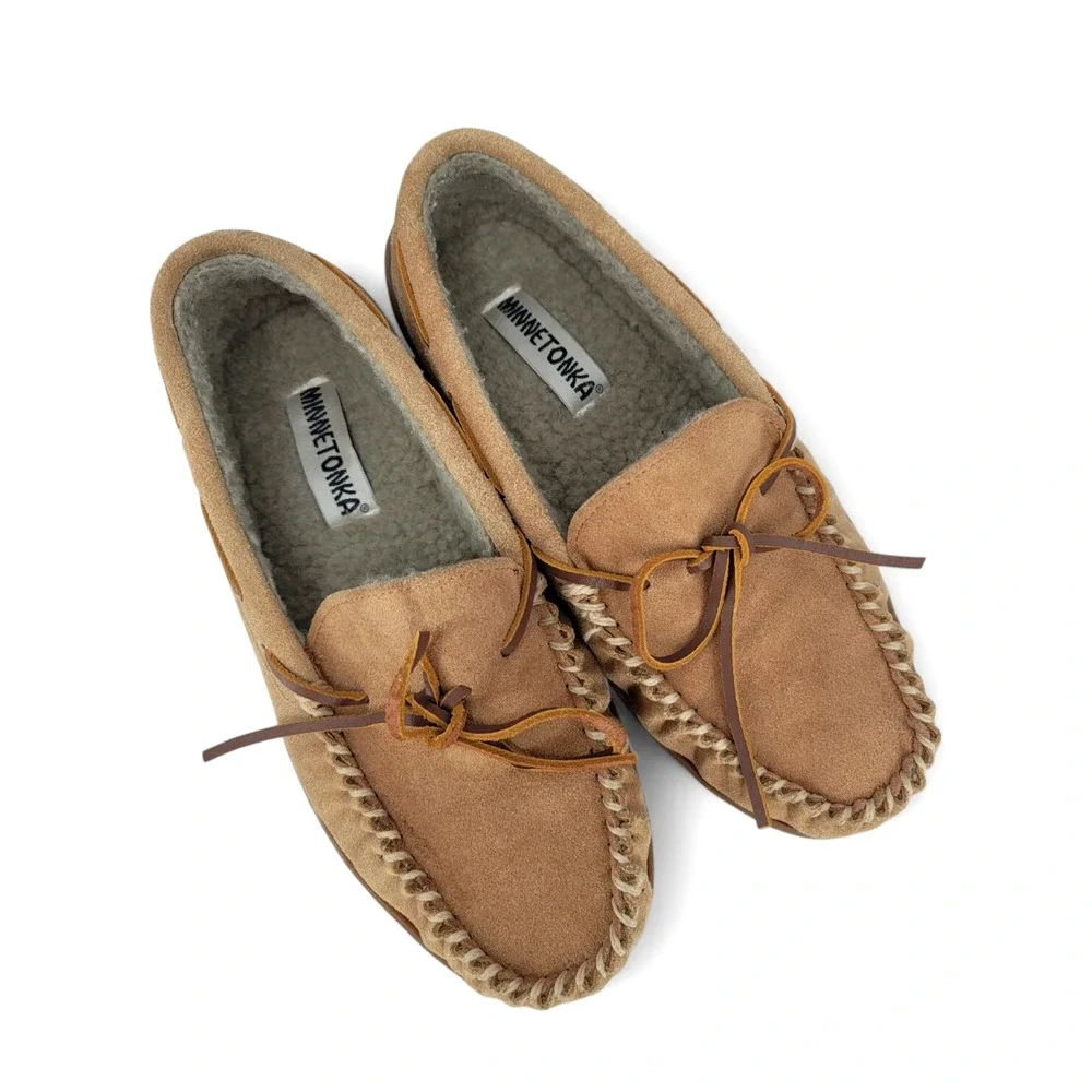 Minnetonka suede moccasin