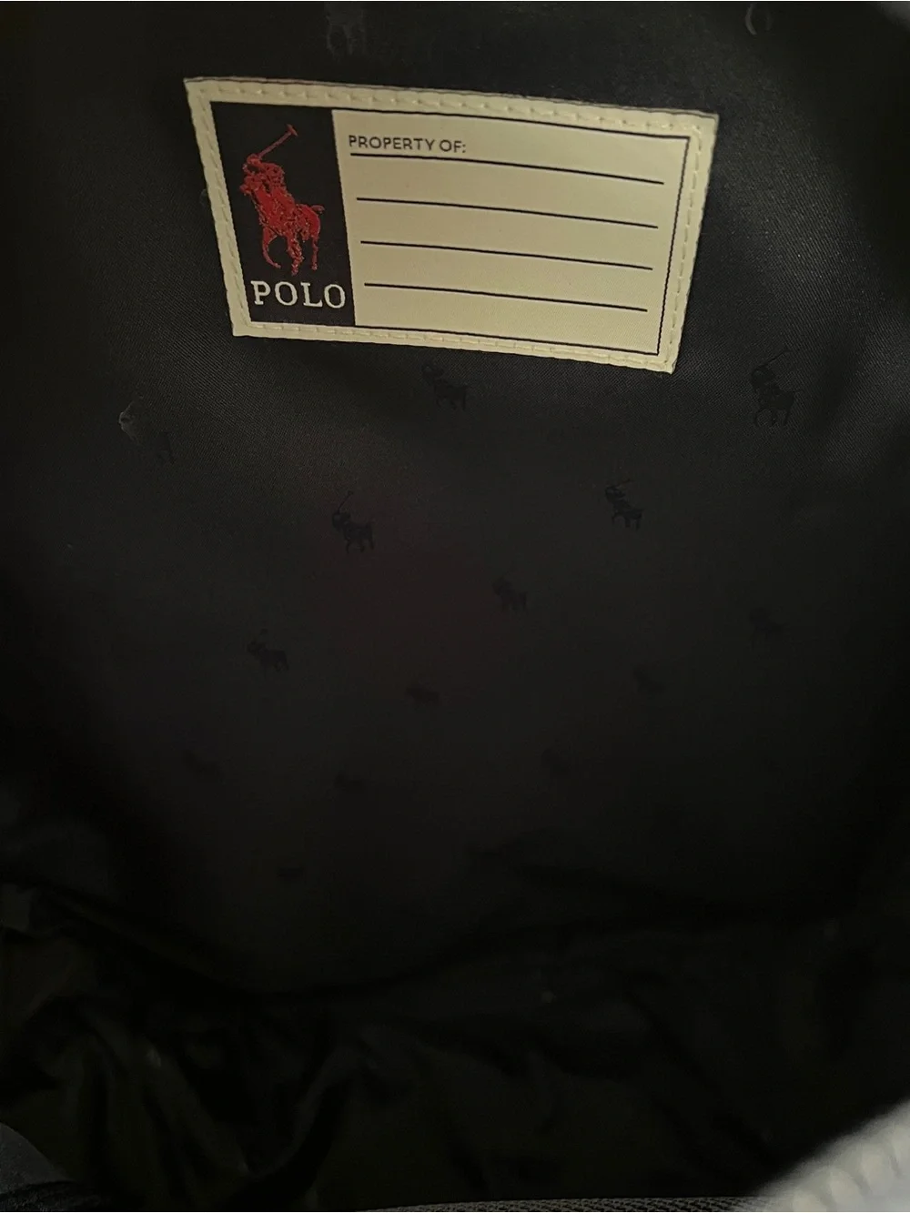 Ralph Lauren Bear Unisex Backpack Newport Navy
