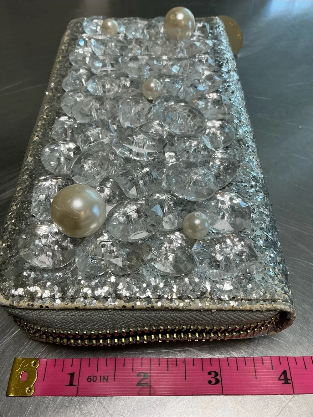 Deux Lux gold zippered