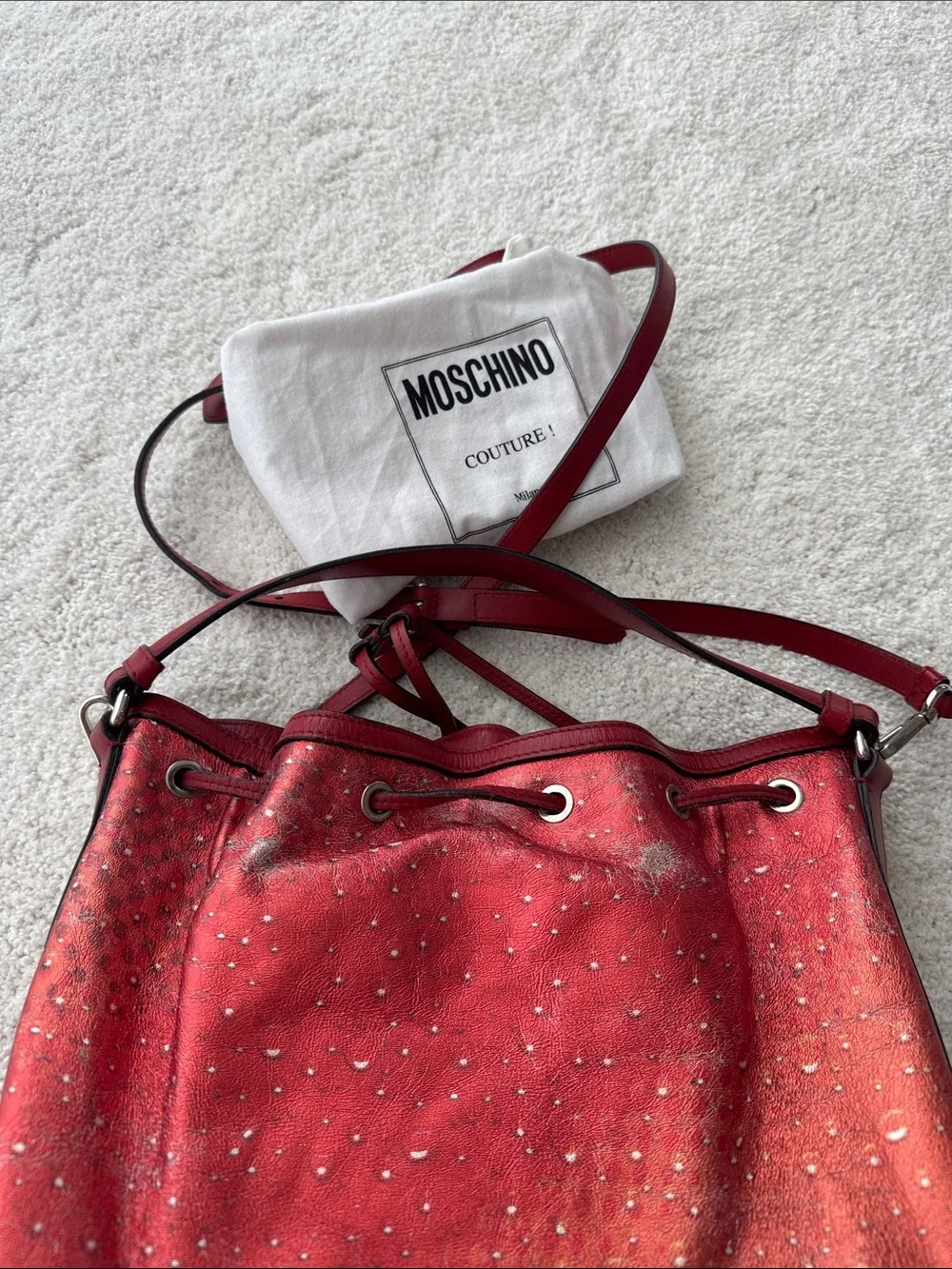 Moschino stylish red