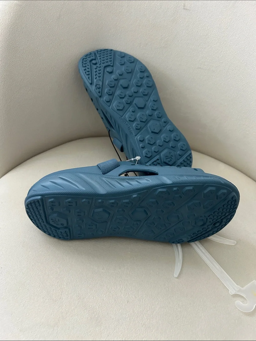 Youth Breathable Blue Foam Sandals with Adjustable Back Strap