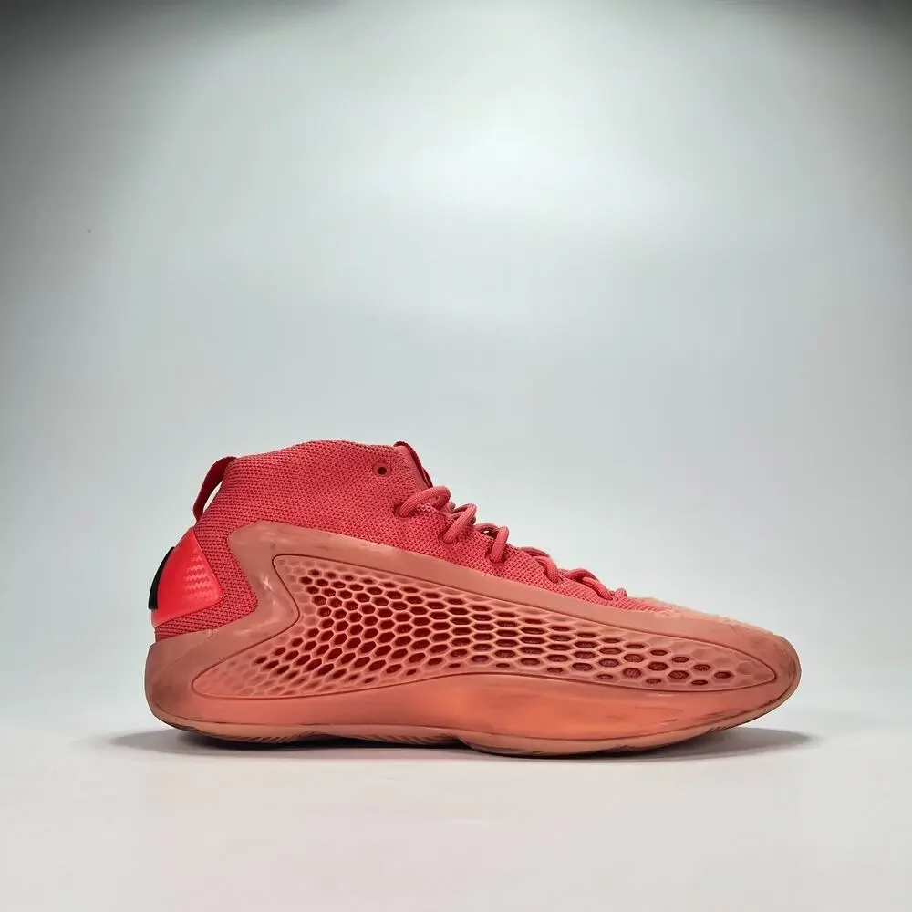 adidas AE 1 Georgia Red Clay Athletic Mid Top Basketball Shoes IF1863 Men's Sz 8