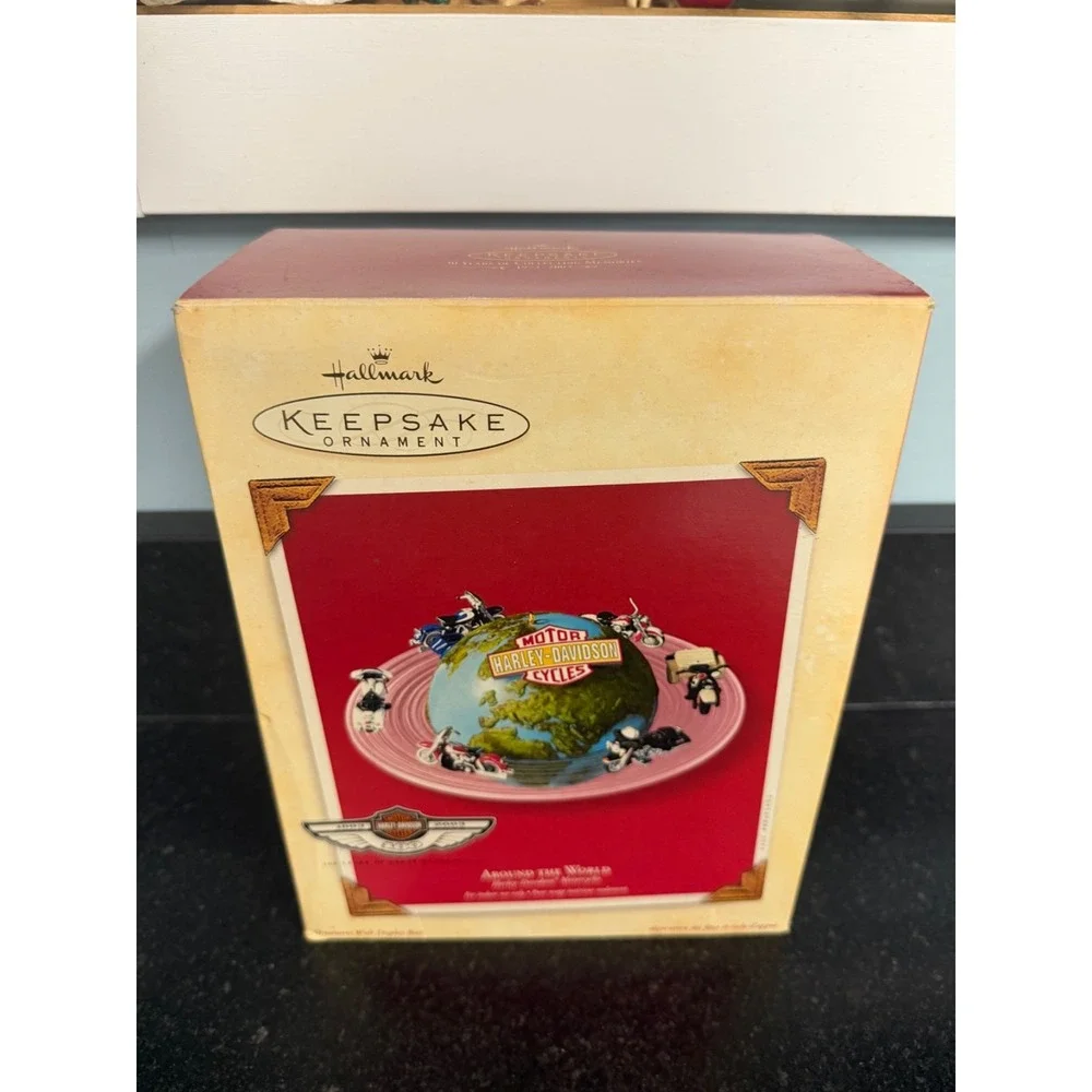 2003 Hallmark Keepsake Harley Davidson Around the World 100 Years Sound Movement