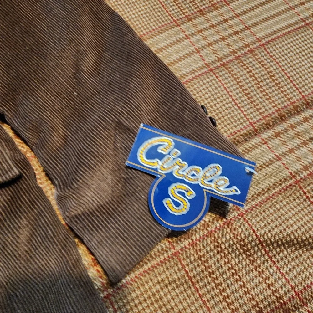 Circle S circle corduroy