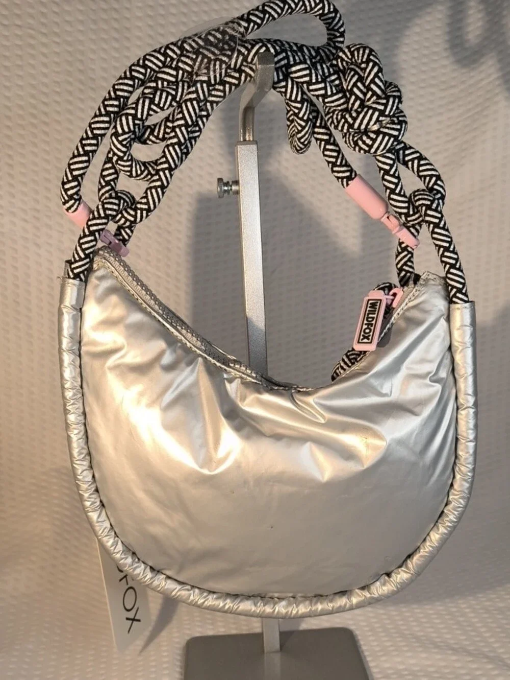 Wildfox shiny silver
