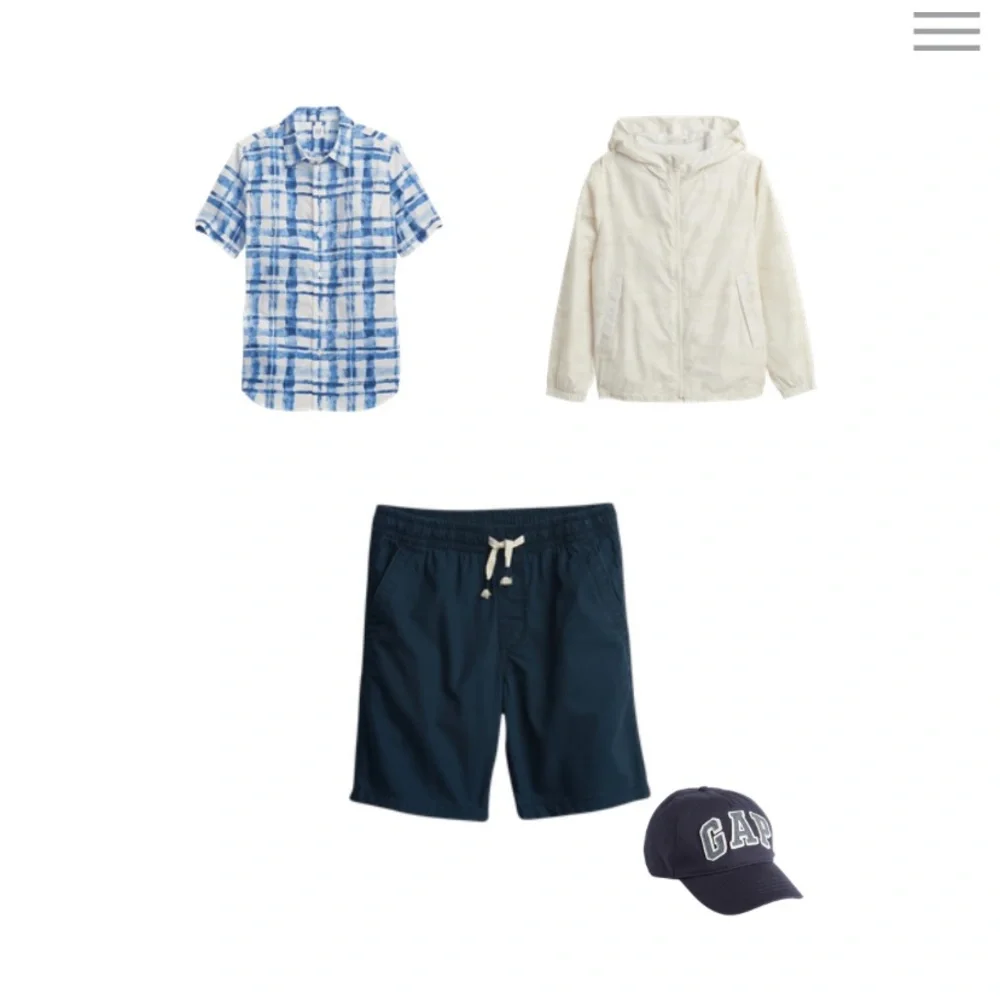 GAP nwt plaid