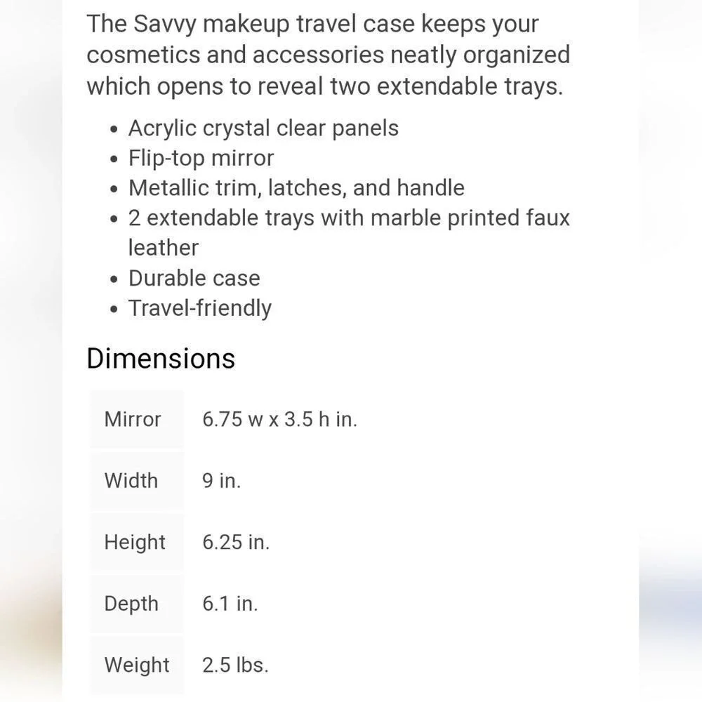 Impressions new specs