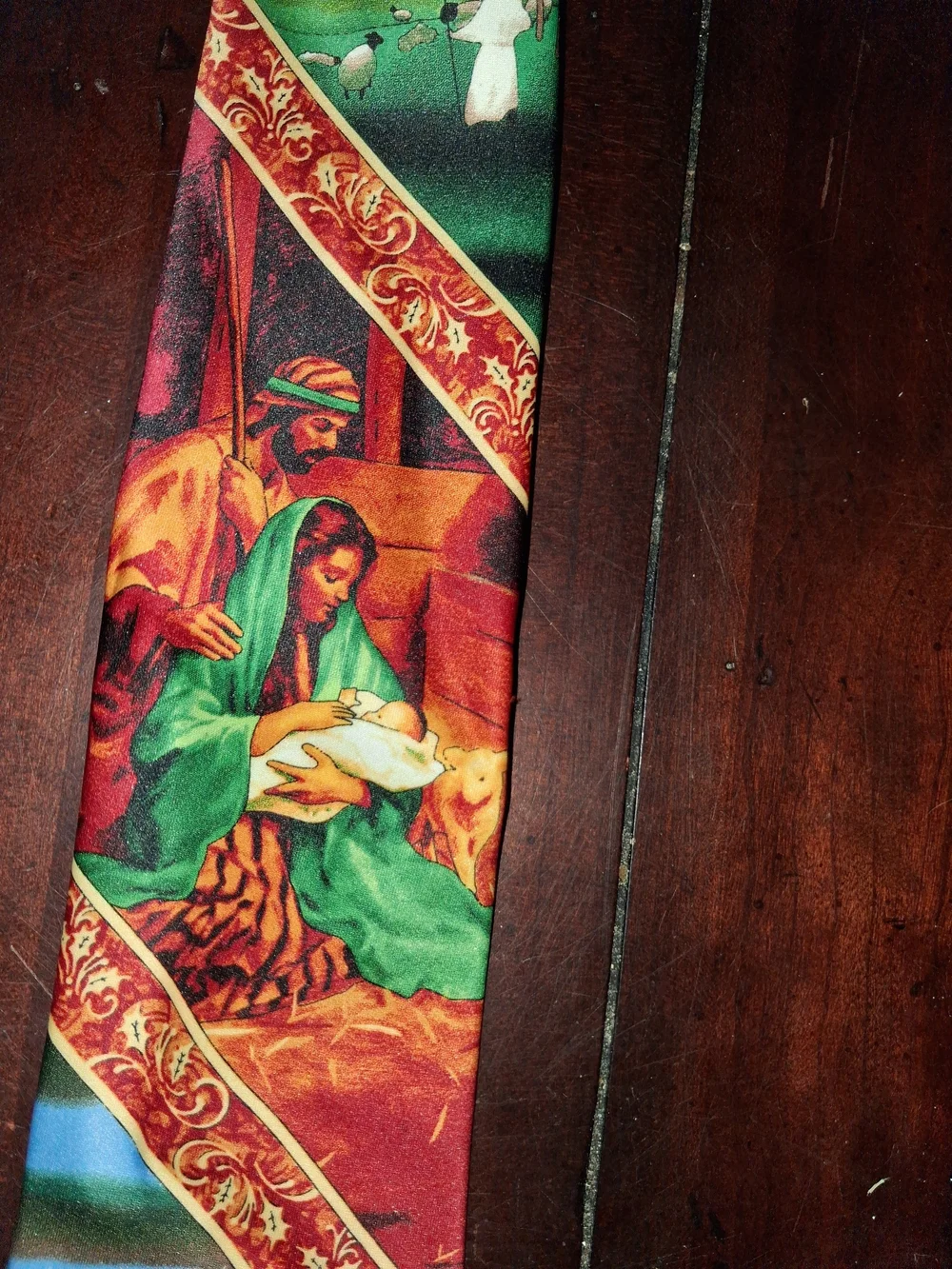 Holiday Tradition silk tie