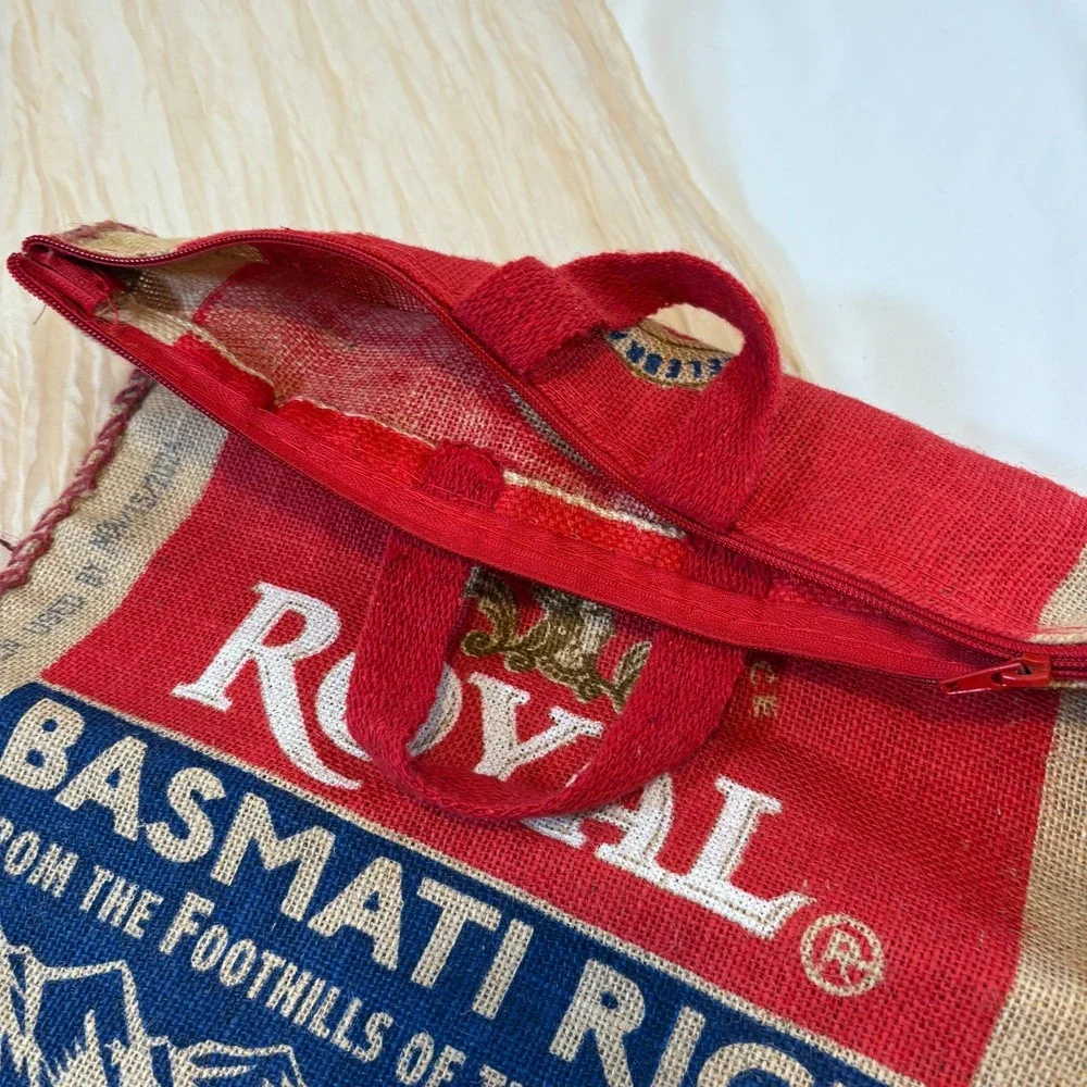 Handmade purse royal