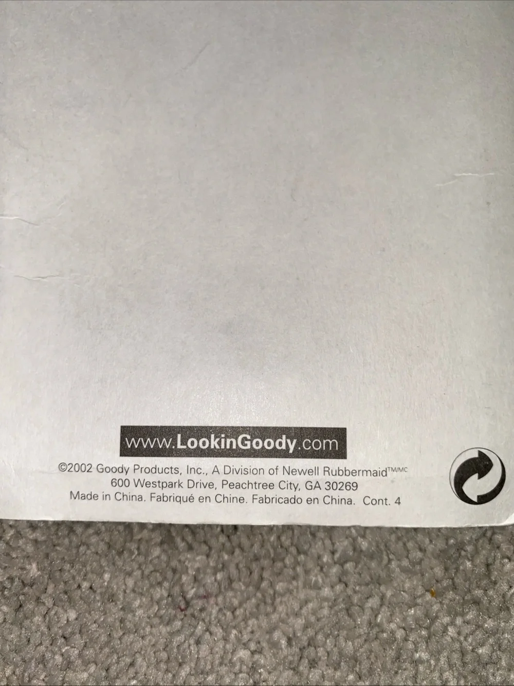Goody vtg 2002