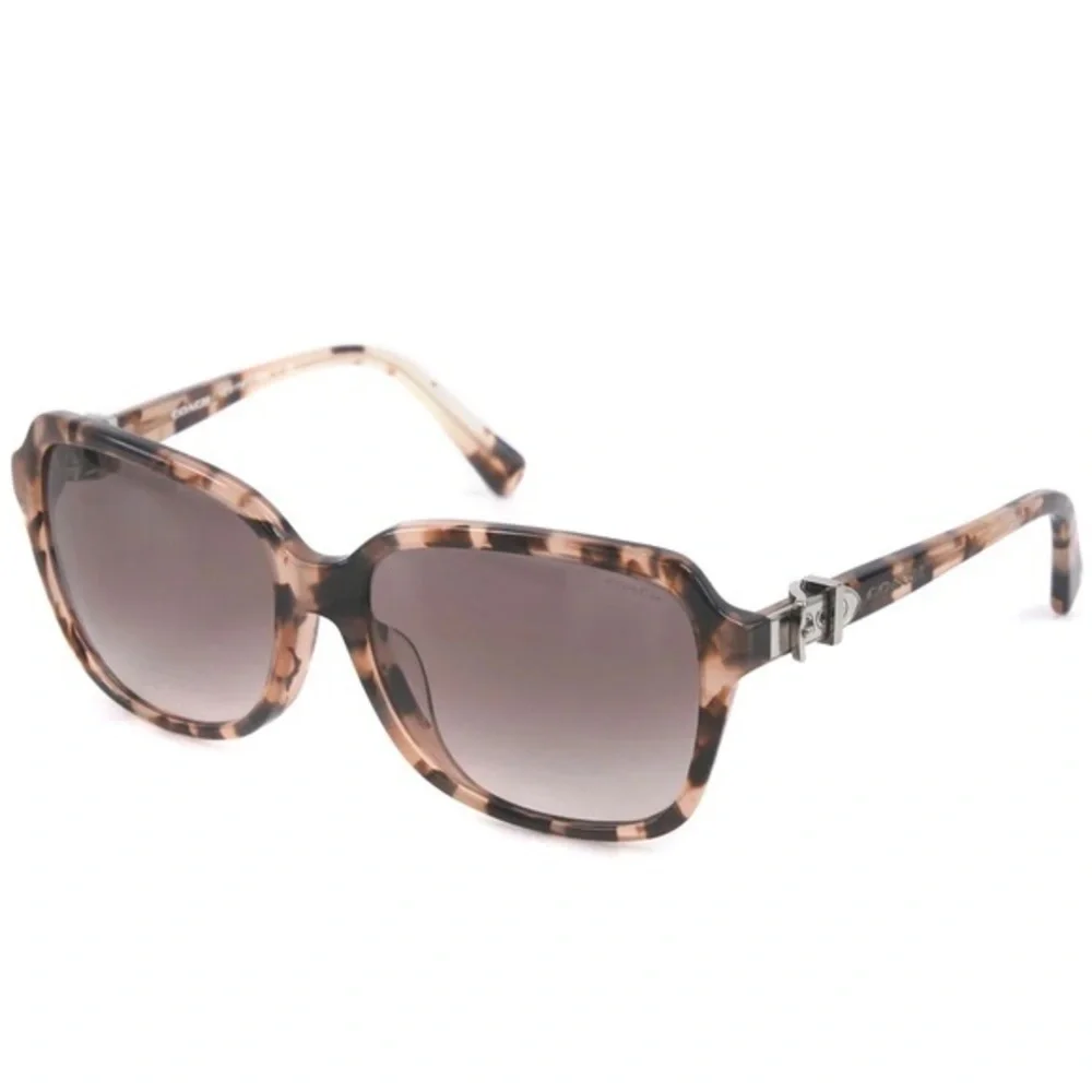 NEW COACH 54033B peach tortoise buckle sunglasses