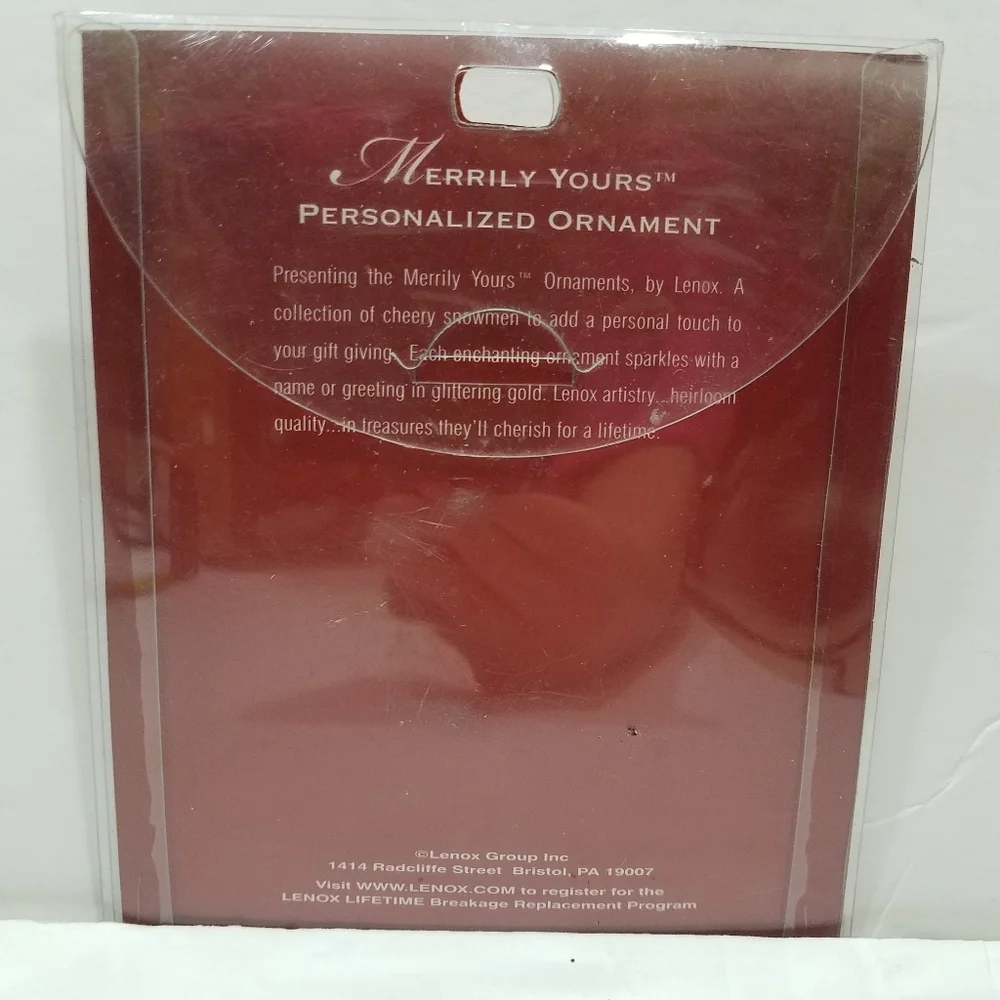 Lenox merilly personalized