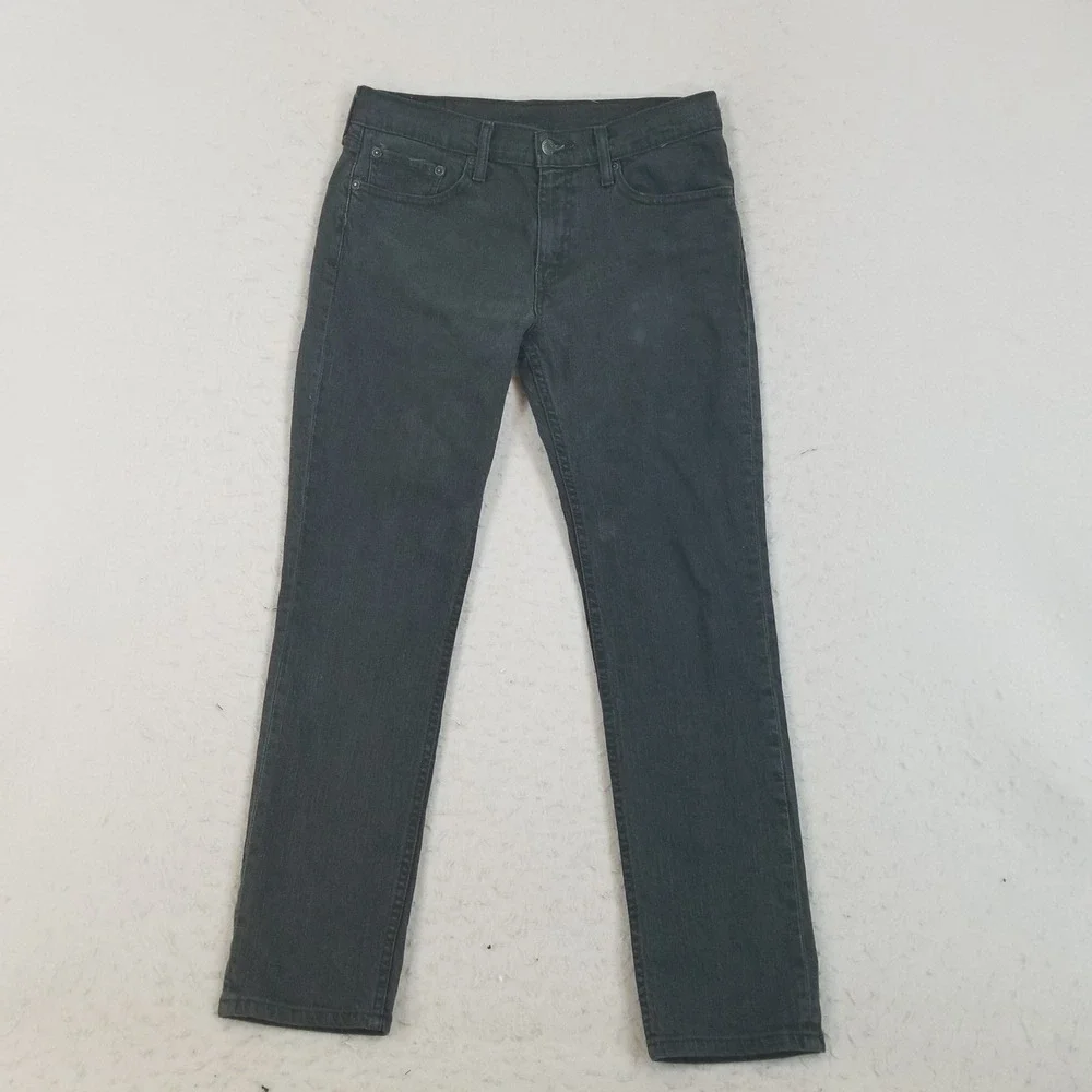 Levi's‎ Jeans Mens 31x30 Gray 511 Slim Fit Charcoal Denim Stretch Casual
