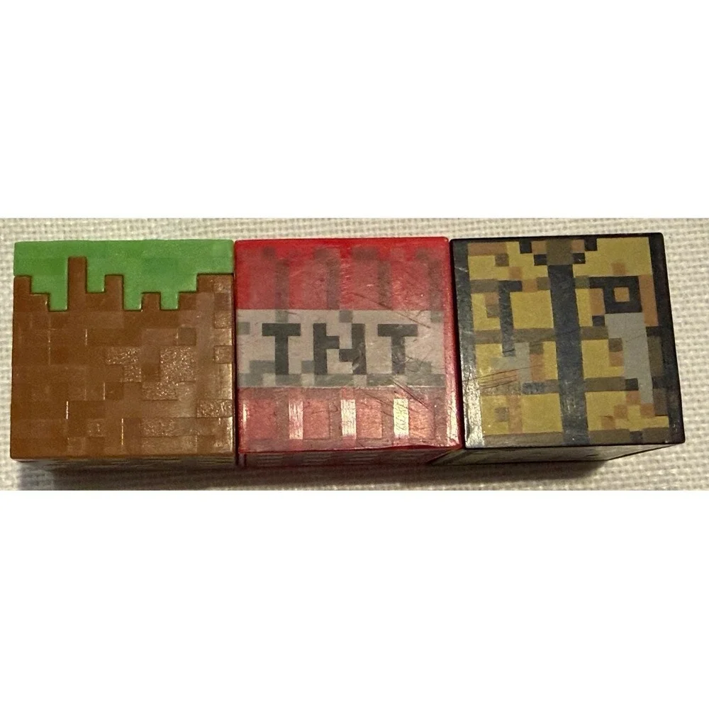 Minecraft block figures