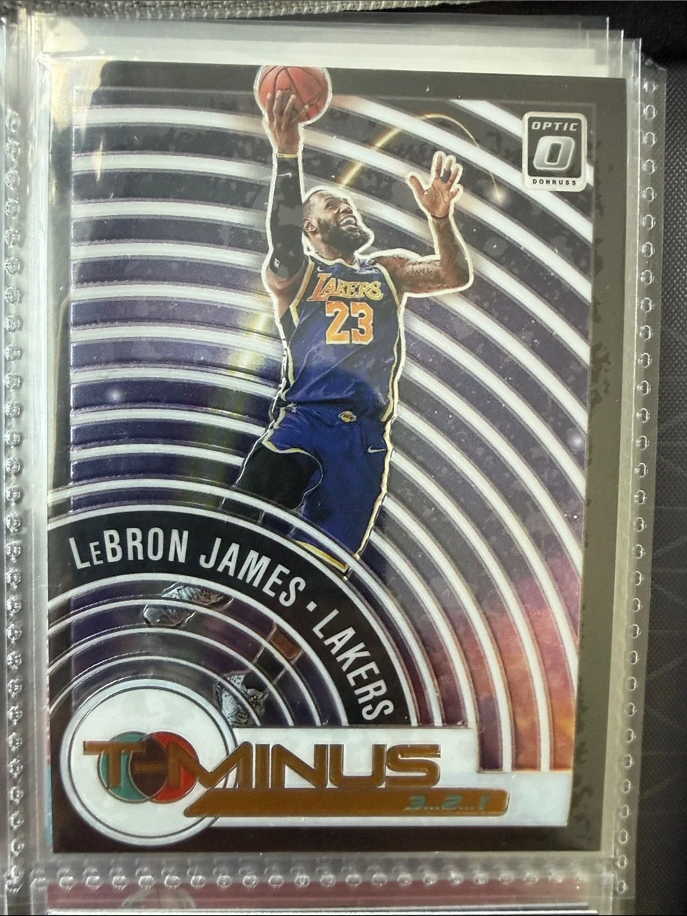 Lebron James t-minus optic case hit
