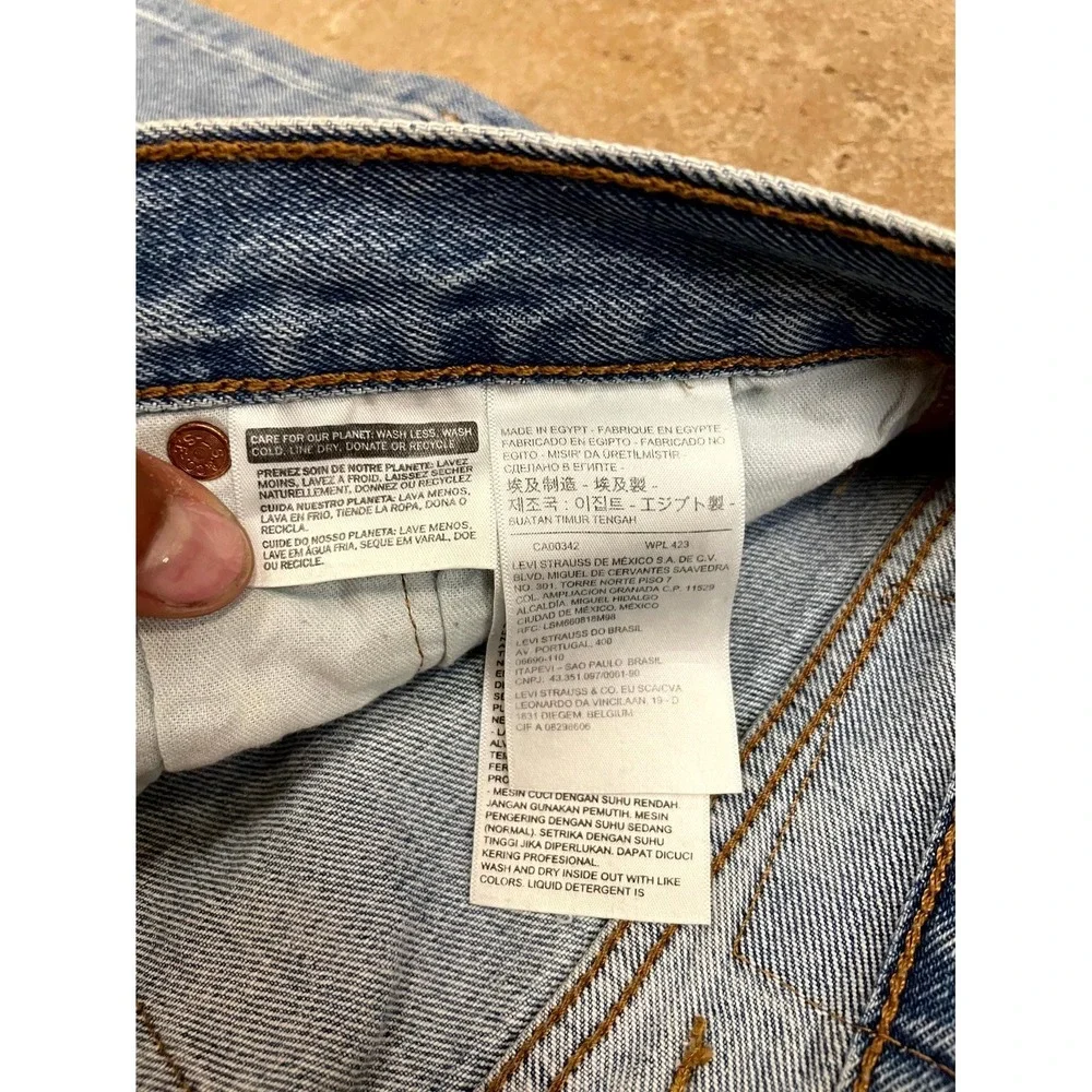 Levis brand stonewash jeans