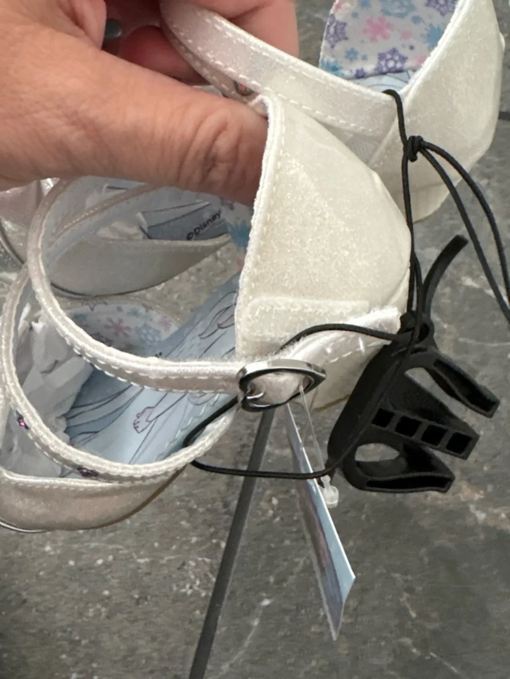 Disney shoes silver detail