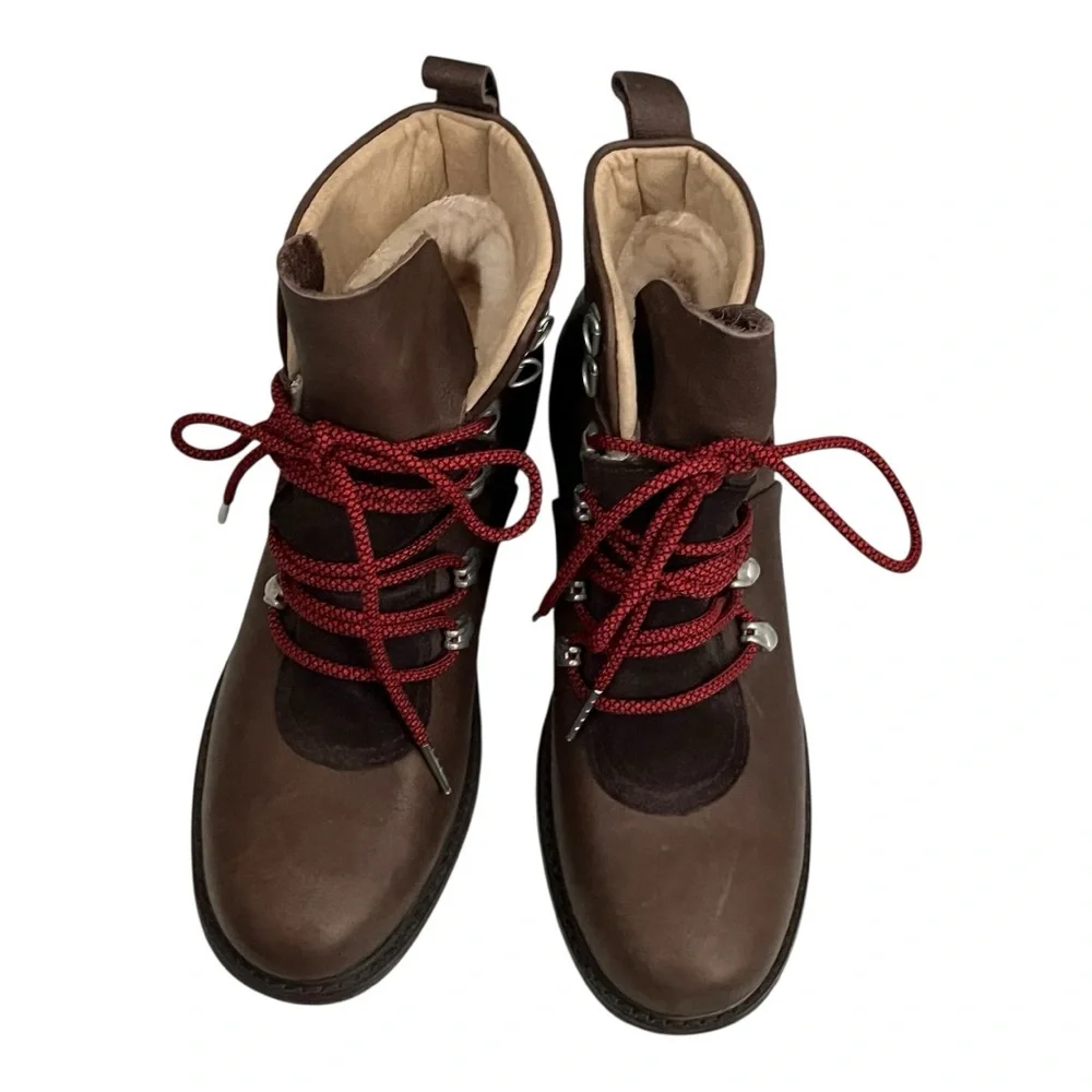Emu brown leather