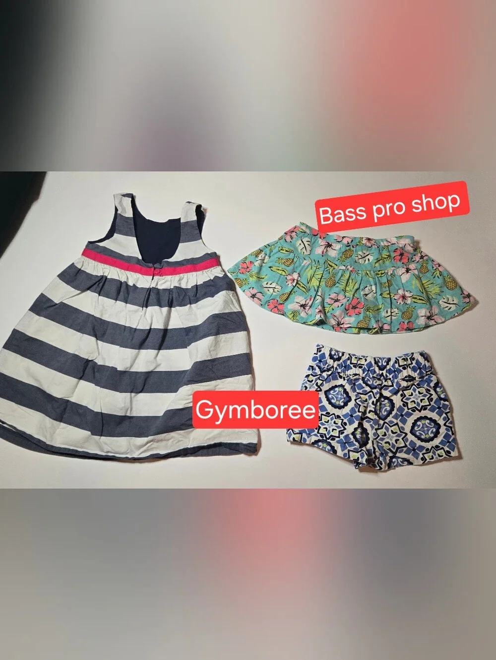 2T Lot Of 3, Gymboree, Bass Pro Shop