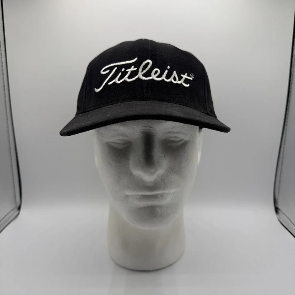 VTG Titleist Hat Cap #1 Ball In Golf Embroidered Men Adjustable Strap OSFA