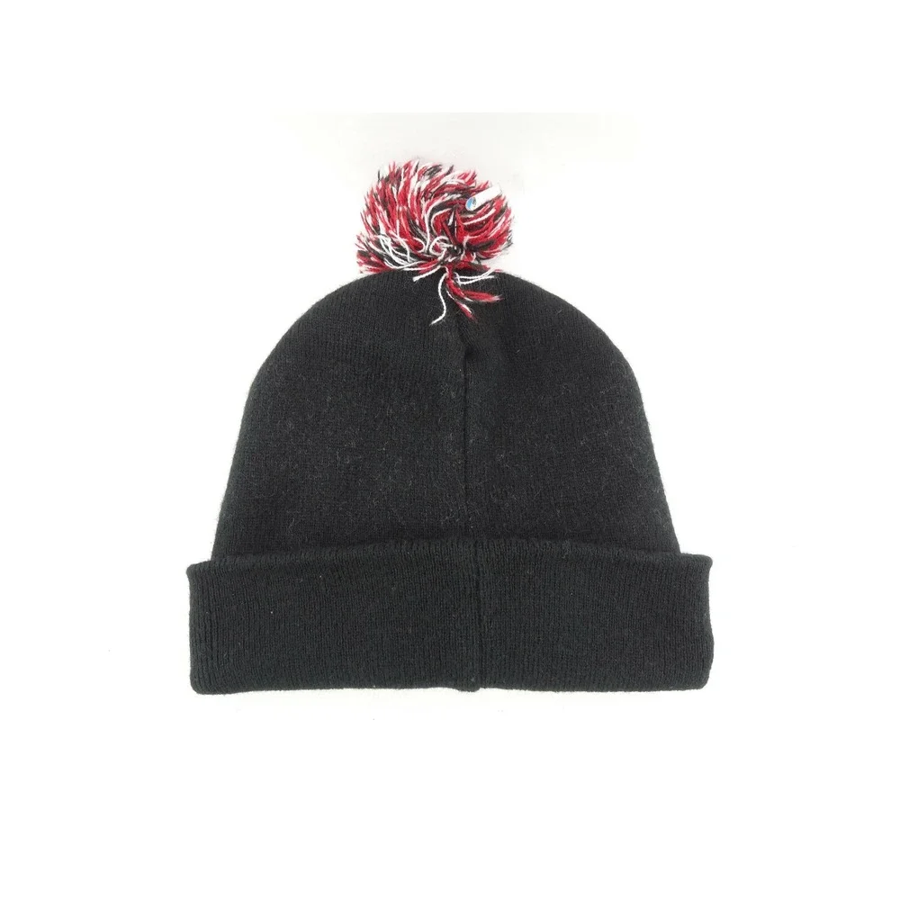 Star Wars Pom Pom Beanie Black/White Winter Hat One‎ Size Fits Most