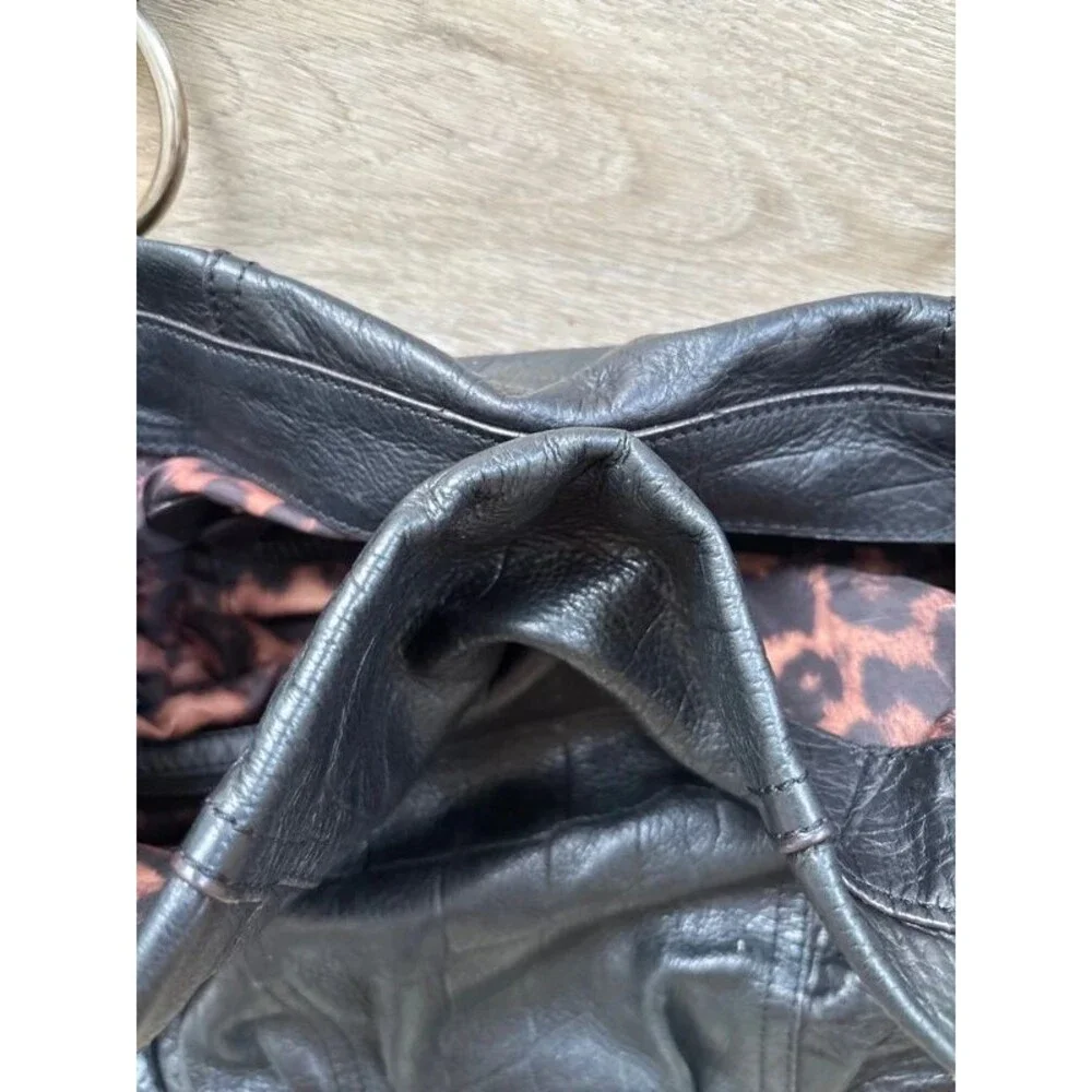 B Makowsky Croc Embossed Tote