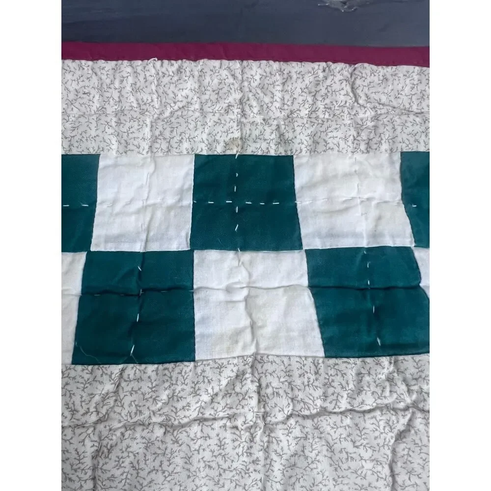 Homemade Traditional Christmas Tree‎ Quilt Wall Hanging 57.5