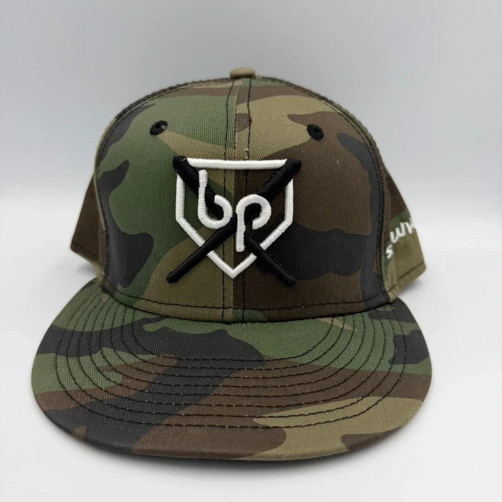 New Era 9FIFTY‎ Snapback Hat Woodland Camo Adjustable Baseball Cap OSFM