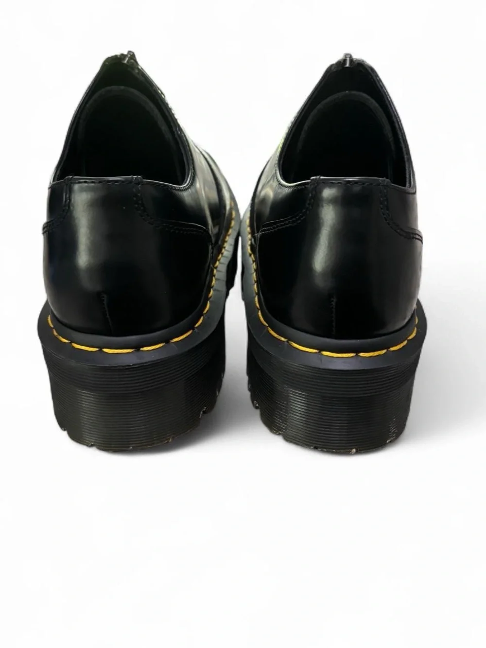 Dr. Martens 1461 Quad Zip Black Platform Loafers Women’s 7 Discontinued