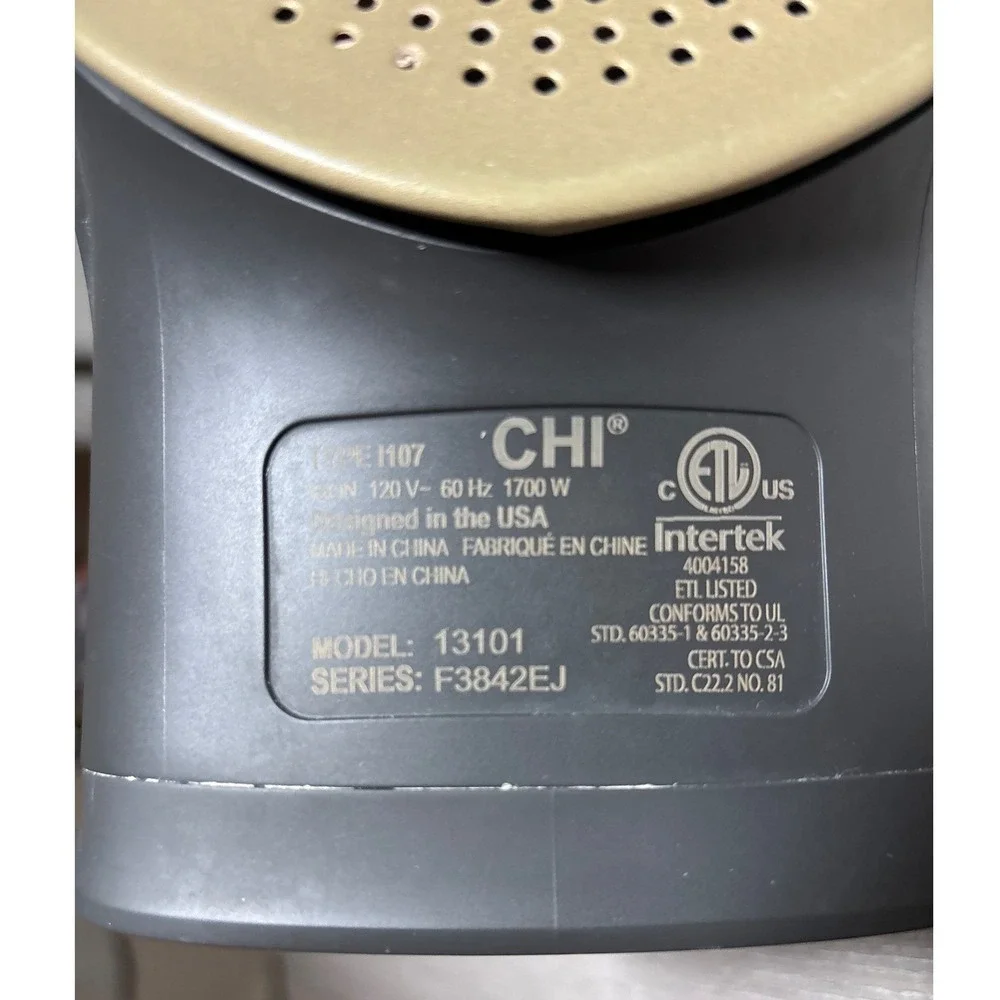 Chi steam iron