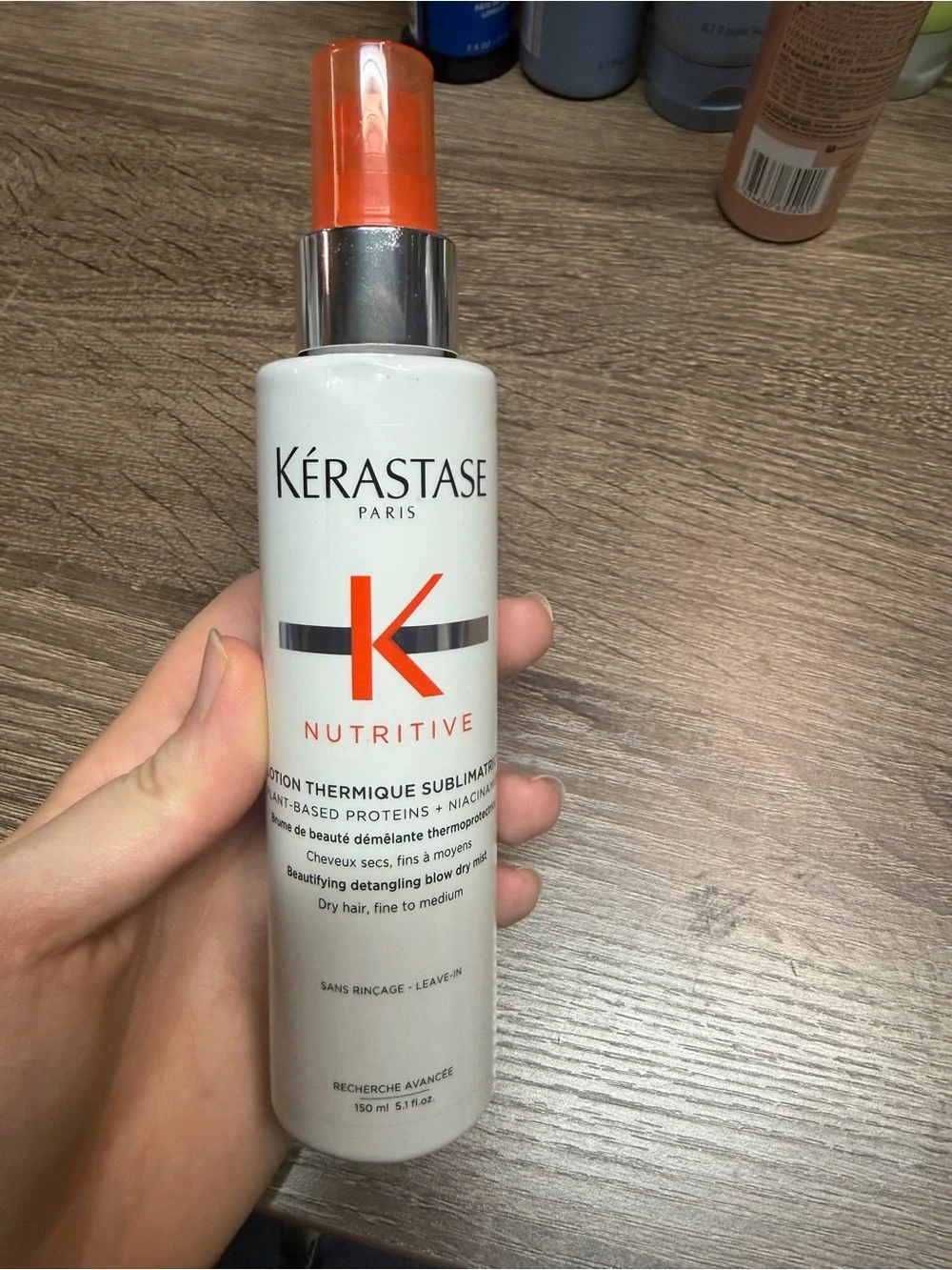 Nutritive K Thermique Leave-In Heat Protectant (White & Orange)