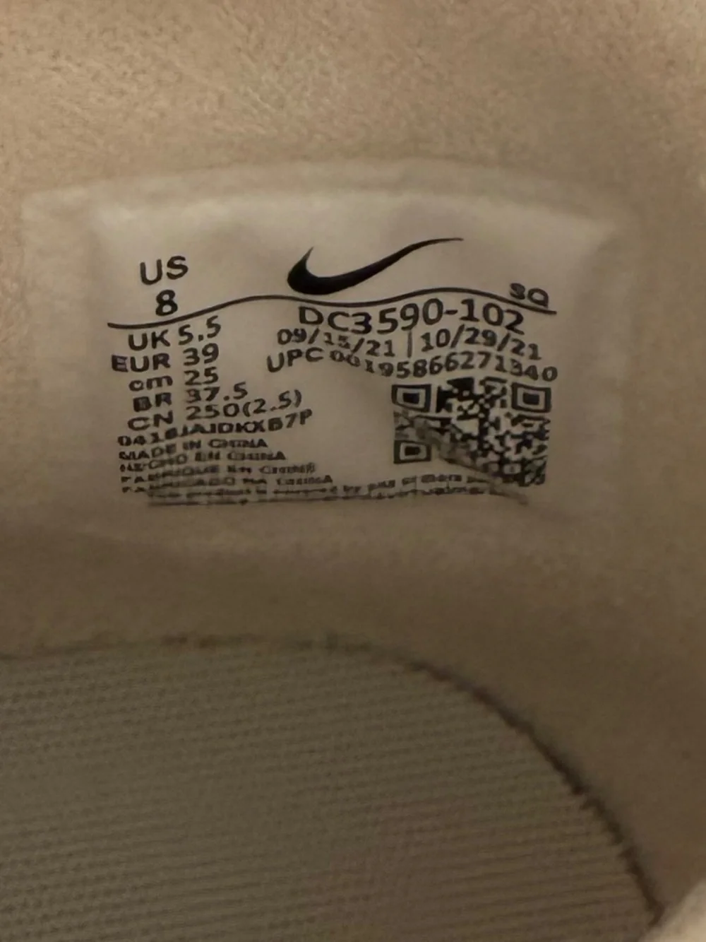 Nike always return closets