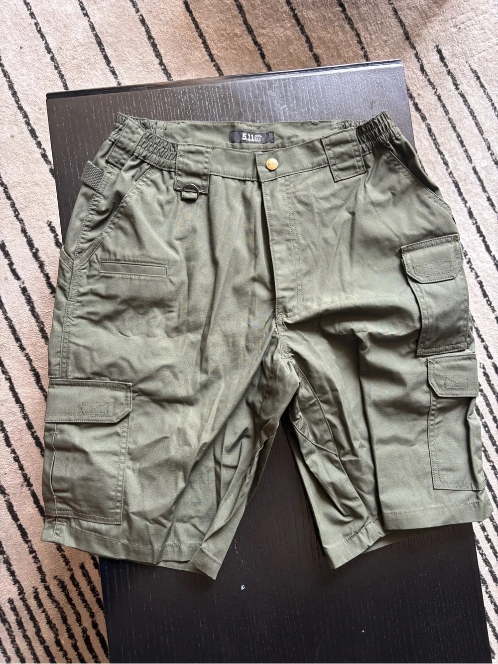 5.11 Tactical Olive Green Men's Cargo Shorts with D-Ring NWOT