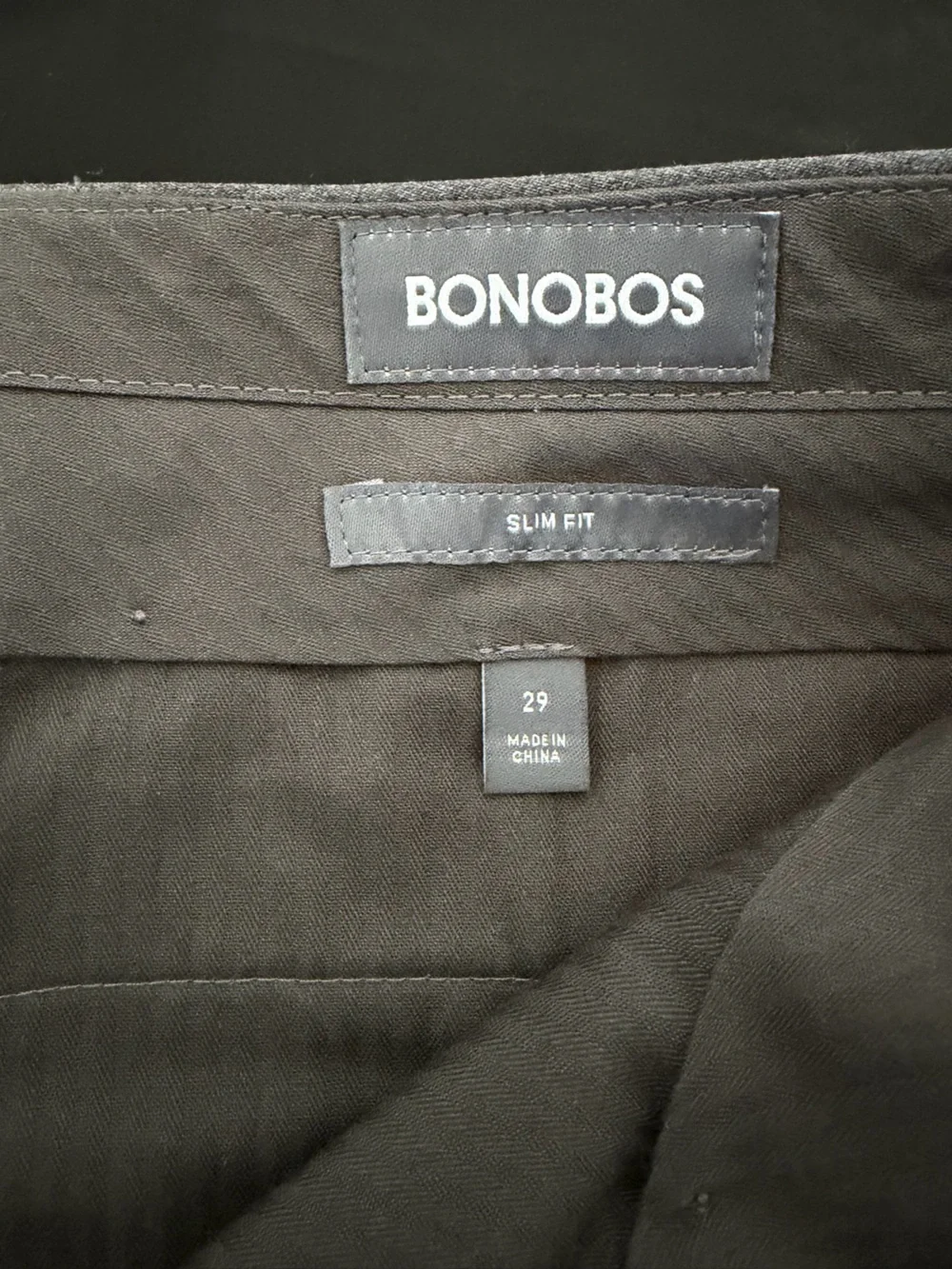 Bonobos 36r pants