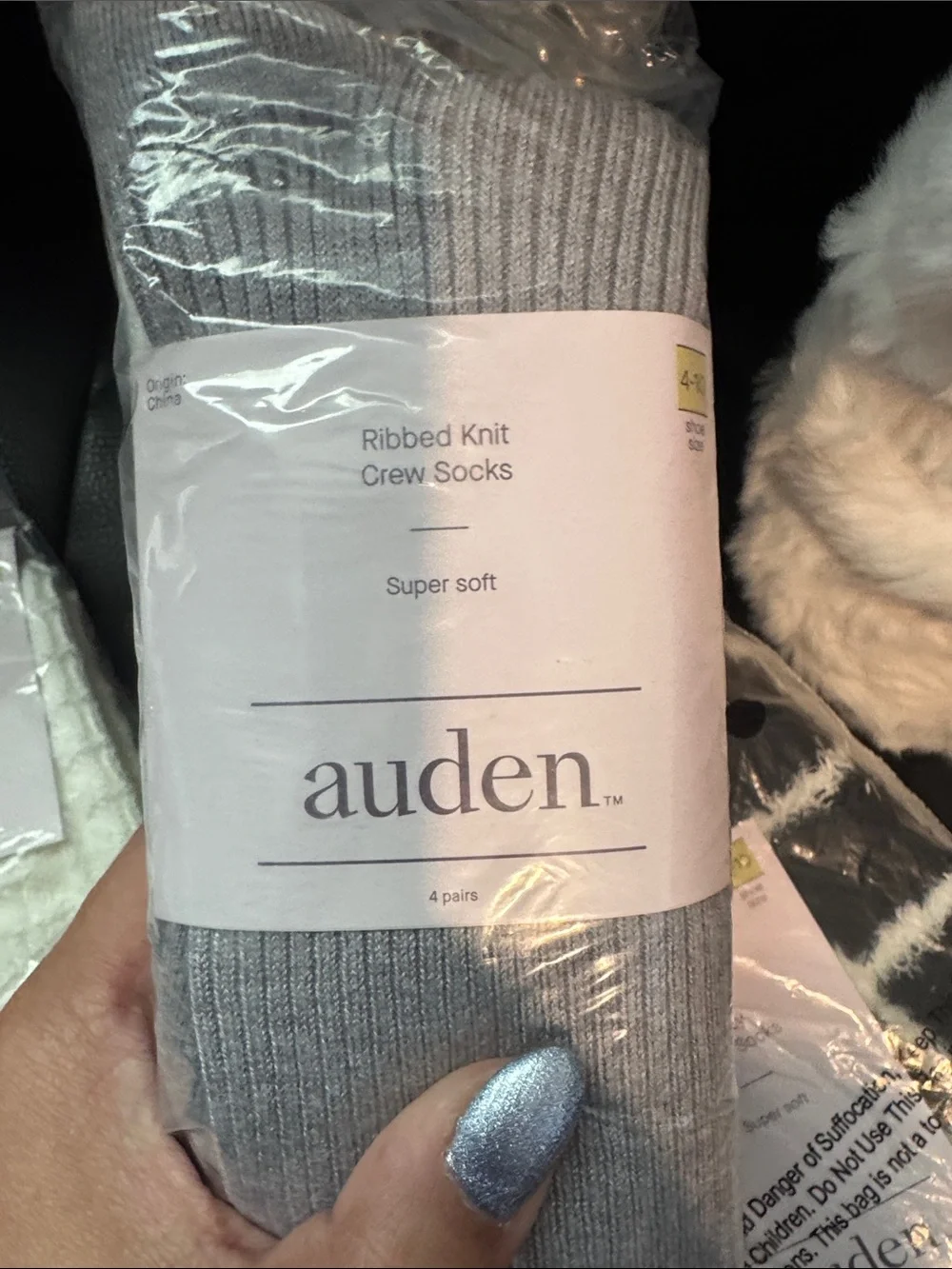 Auden 8PAIRS of assorted socks/slipper socks 🧦