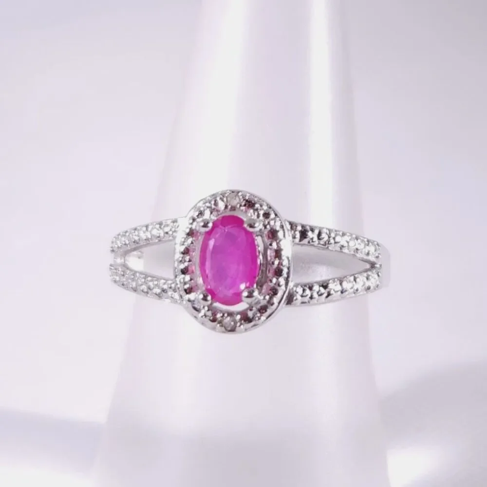 Natural Ruby 1/2 Carat Ring Size 6.75