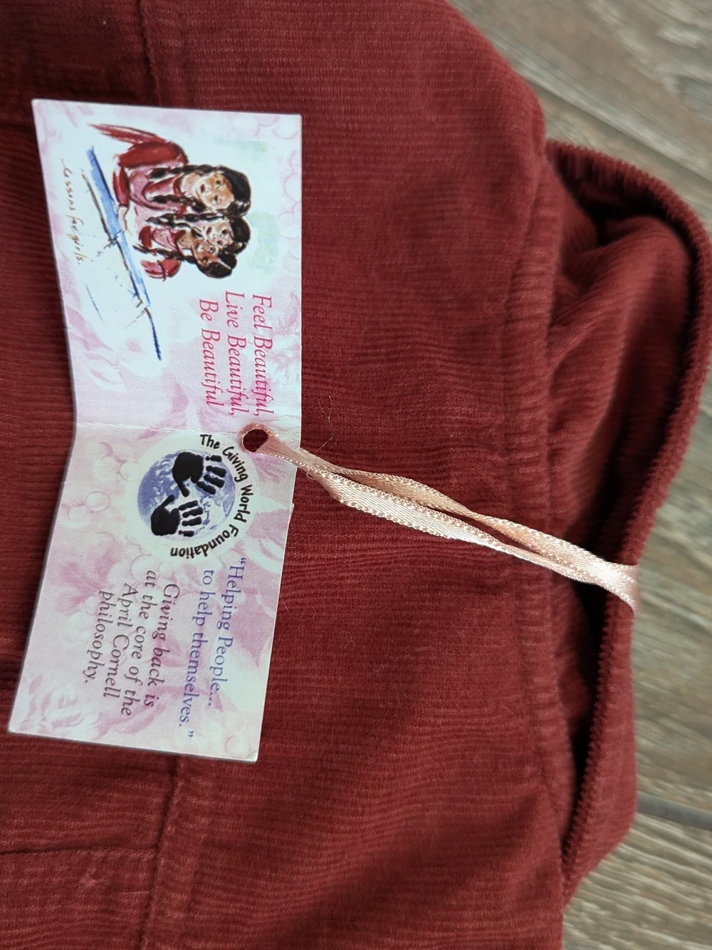 April Cornell soft corduroy