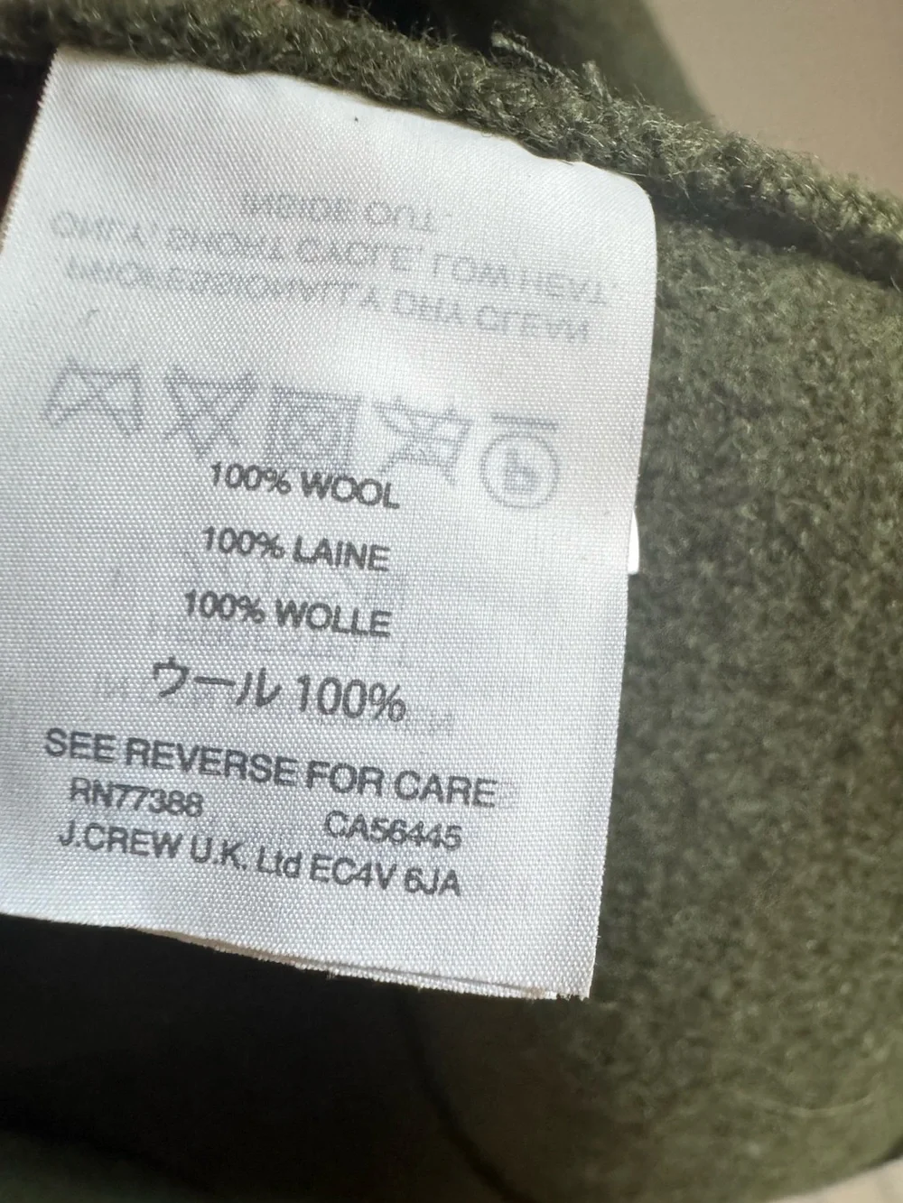 J. Crew crew olive